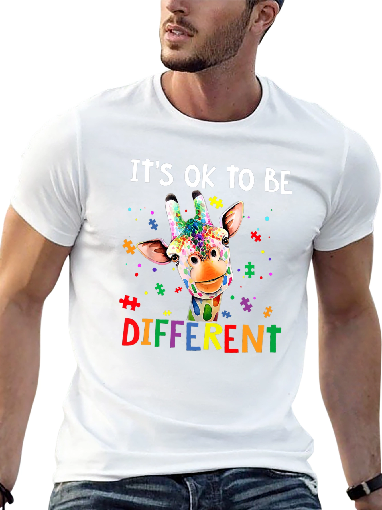 Autism Awareness Giraffe T-Shirt
