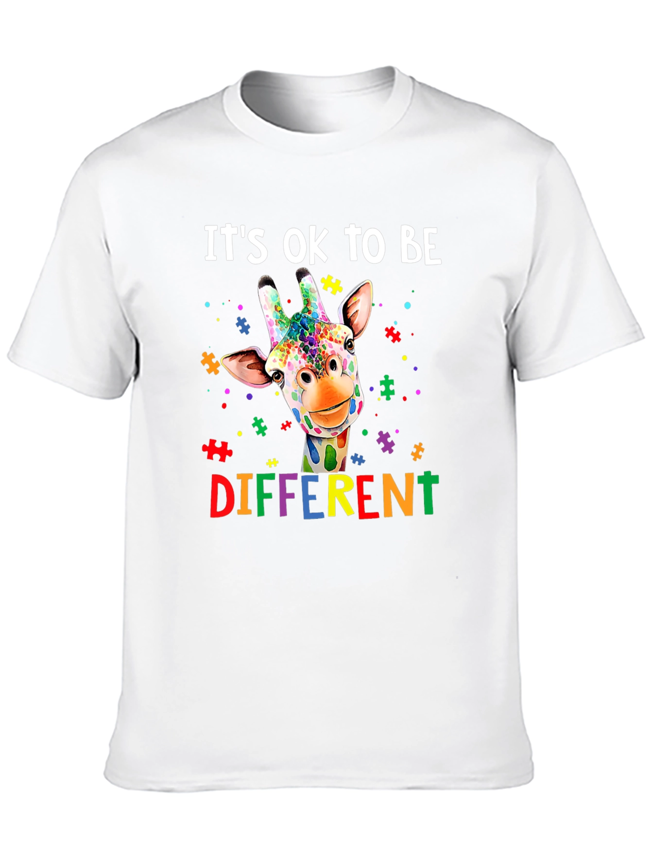 Autism Awareness Giraffe T-Shirt
