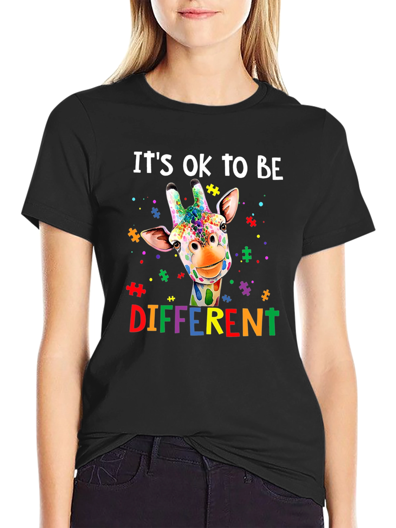 Autism Awareness Giraffe T-Shirt