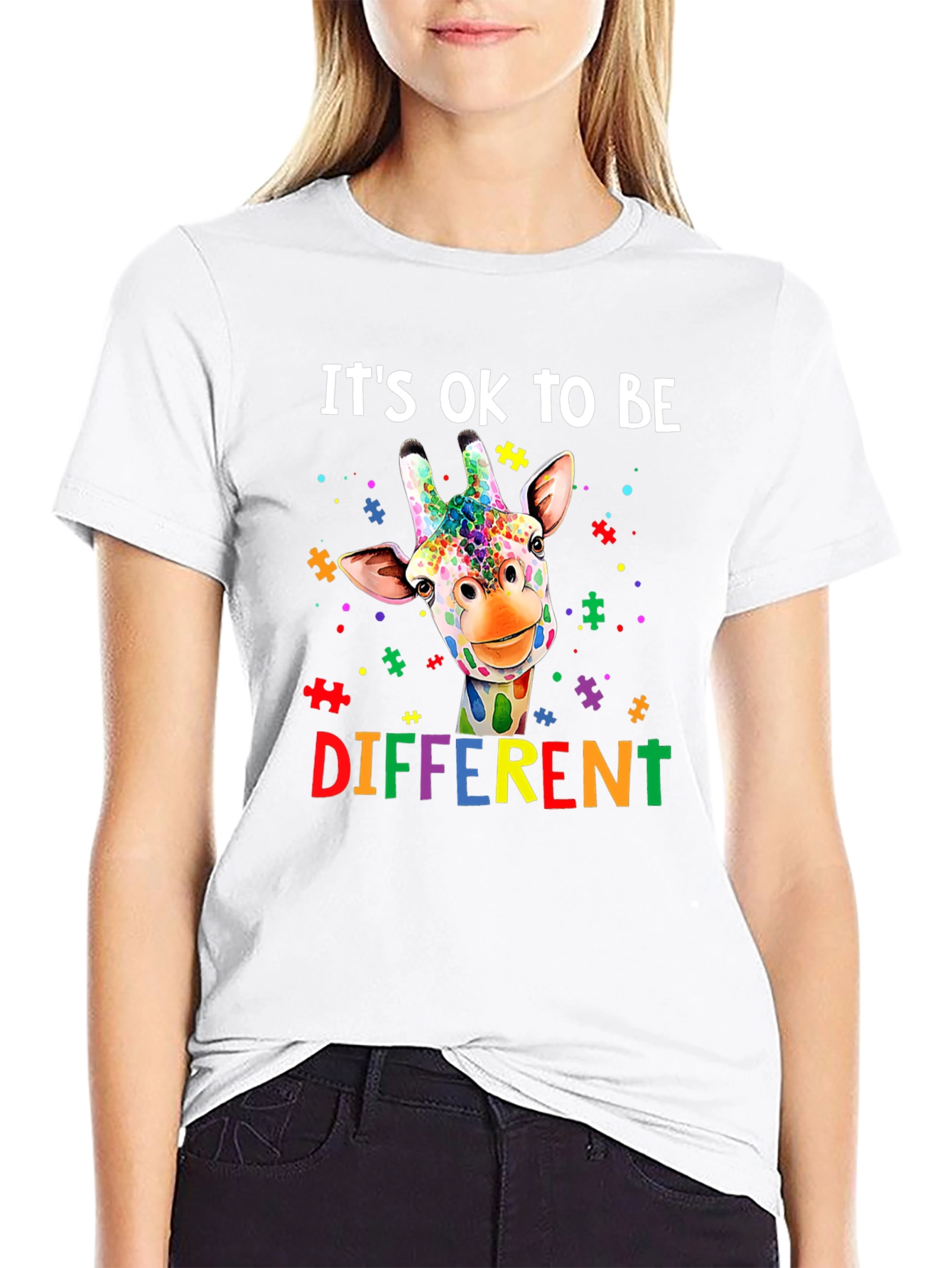 Autism Awareness Giraffe T-Shirt