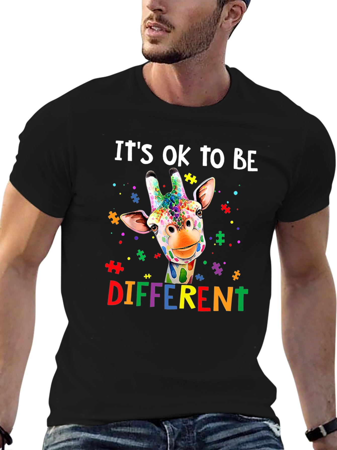 Autism Awareness Giraffe T-Shirt
