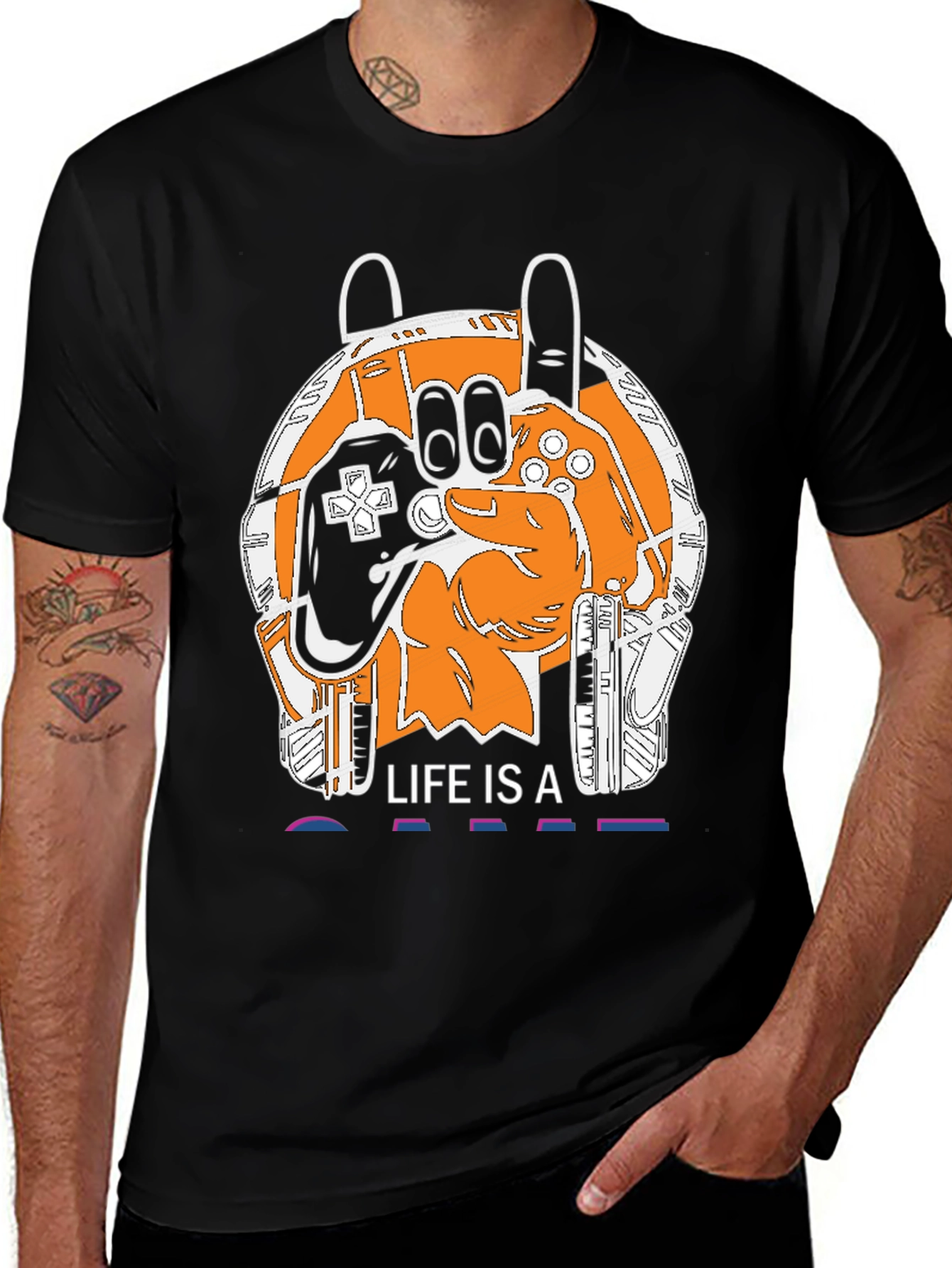 Gamer Life T-Shirt - Novelty Graphic Tee