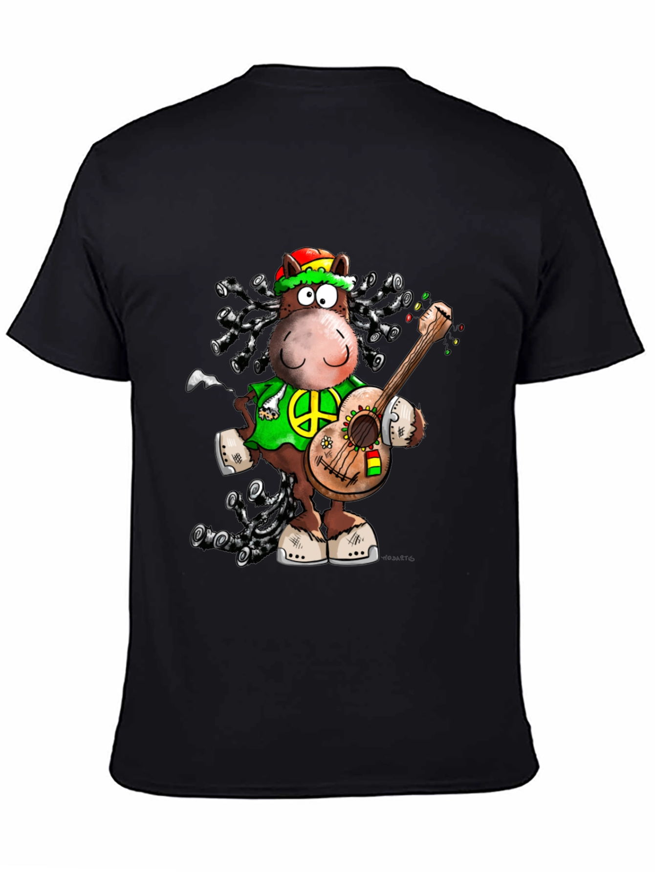 Rasta Horse Graphic T-Shirt - Reggae Style