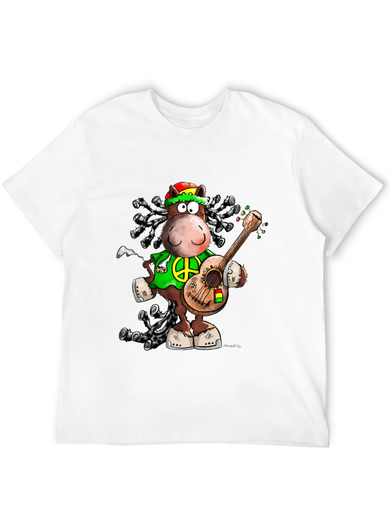 Rasta Horse Graphic T-Shirt - Reggae Style
