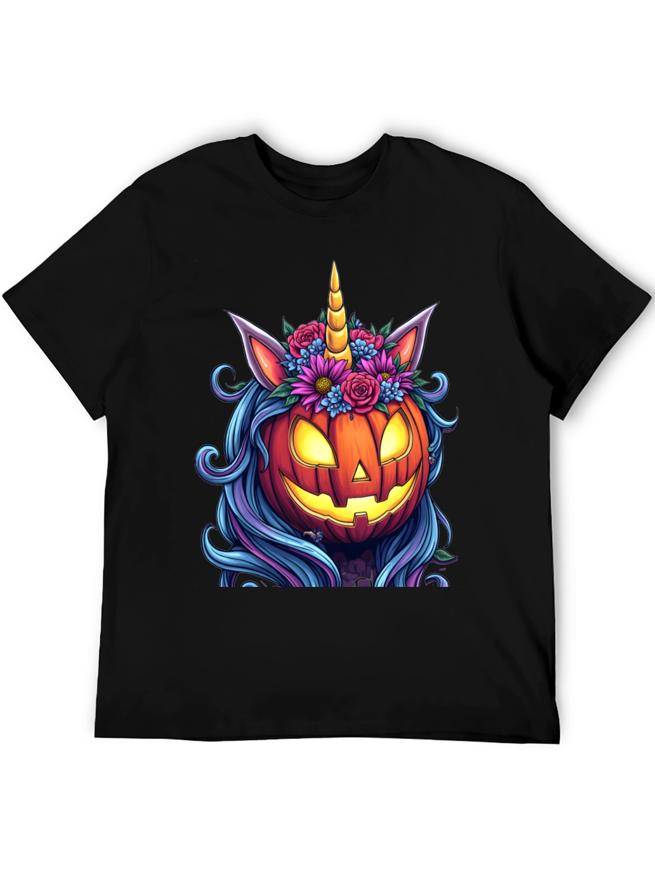 Unicorn Pumpkin Halloween T-Shirt