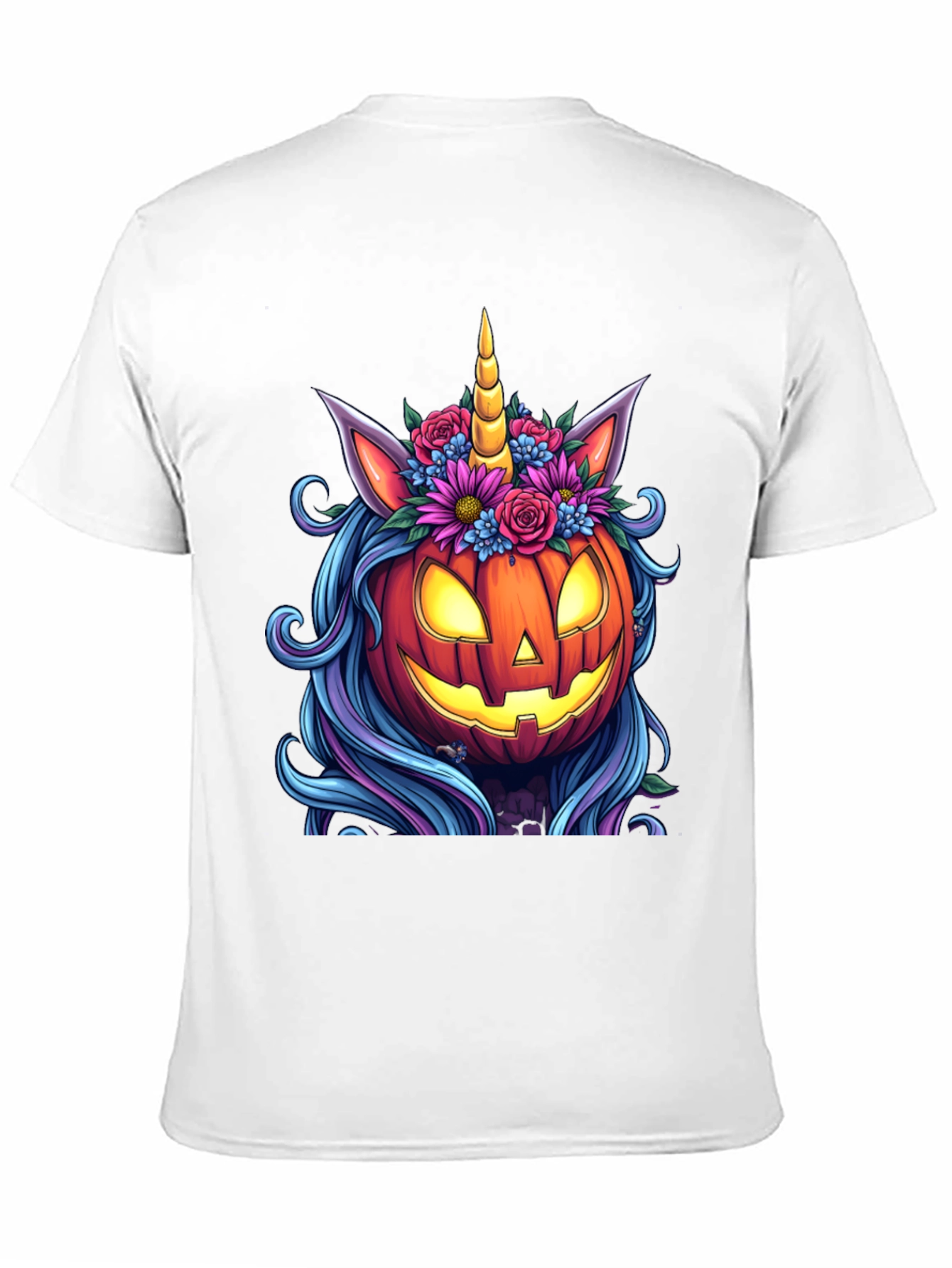 Unicorn Pumpkin Halloween T-Shirt