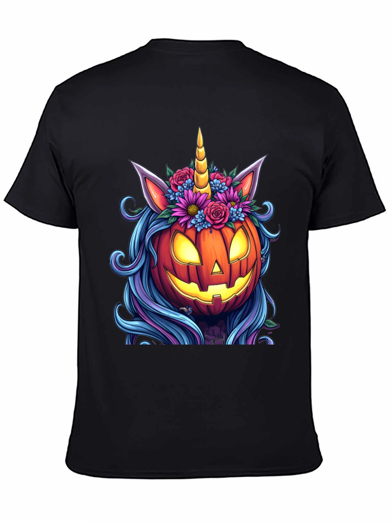 Unicorn Pumpkin Halloween T-Shirt