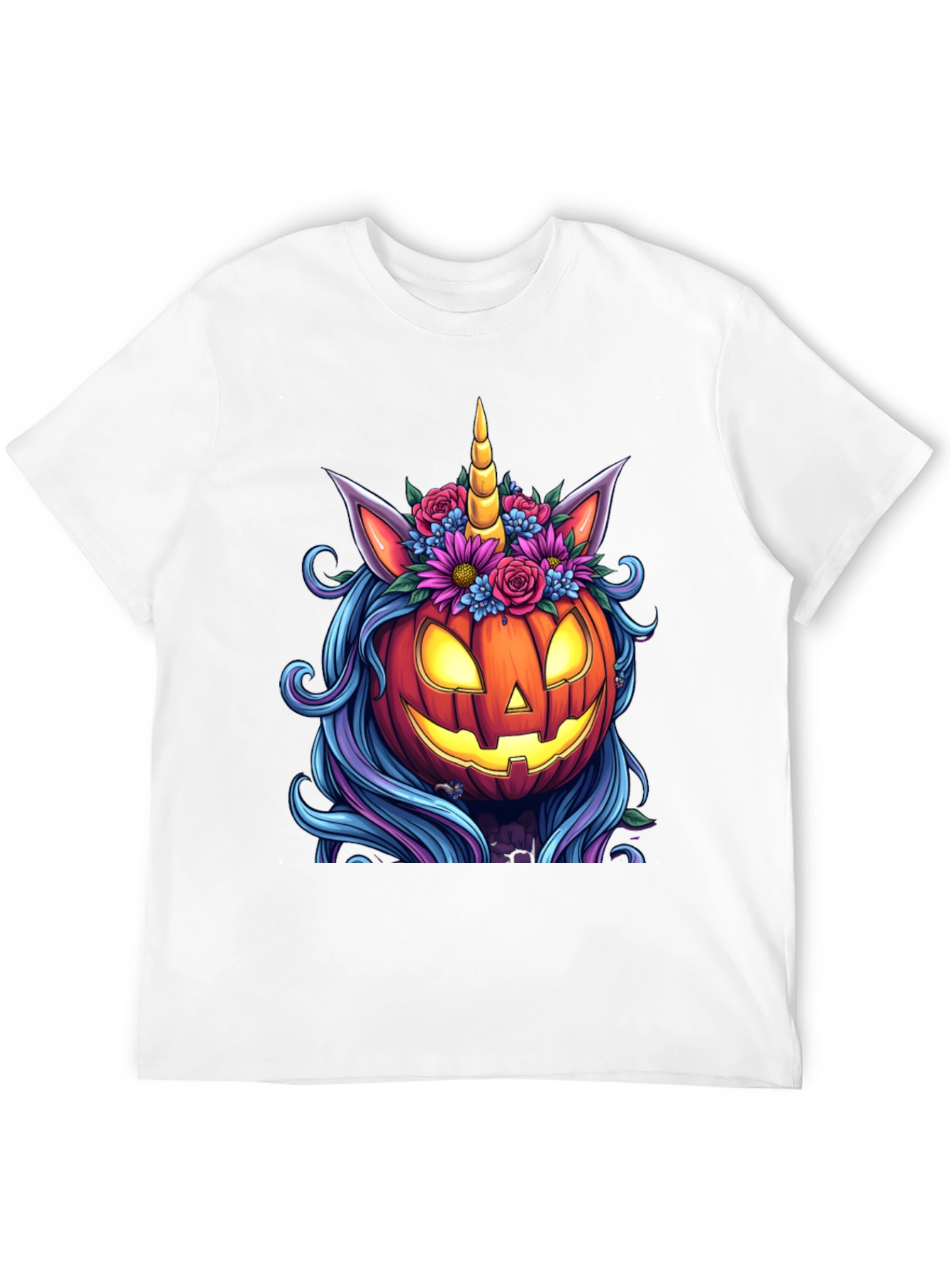 Unicorn Pumpkin Halloween T-Shirt