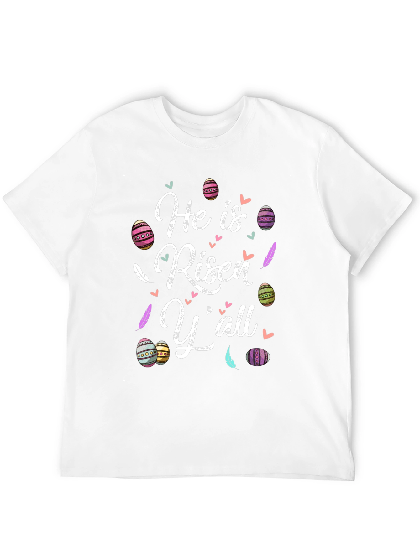 He is Risen Yall Easter Graphic T-Shirt