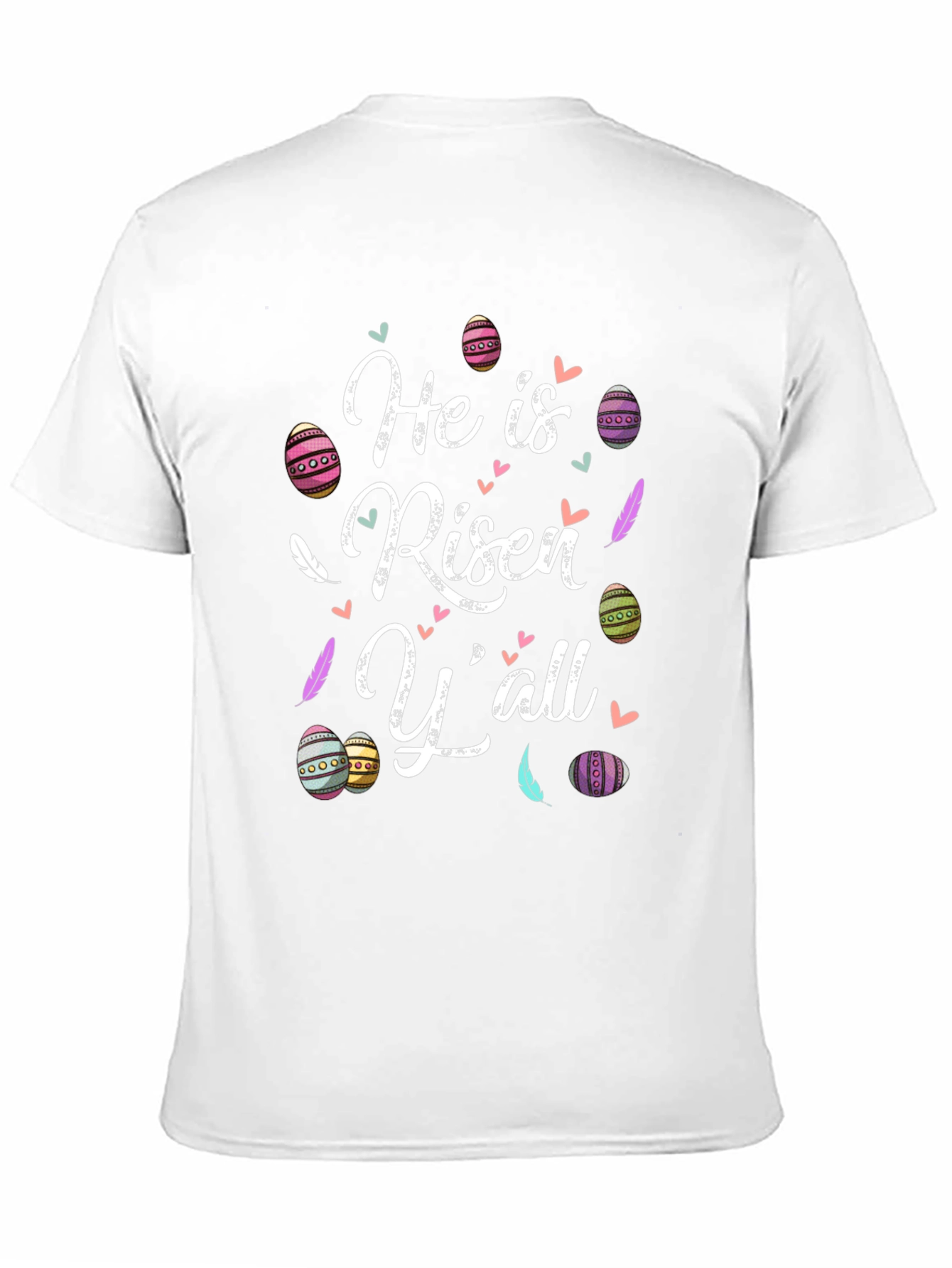 He is Risen Yall Easter Graphic T-Shirt