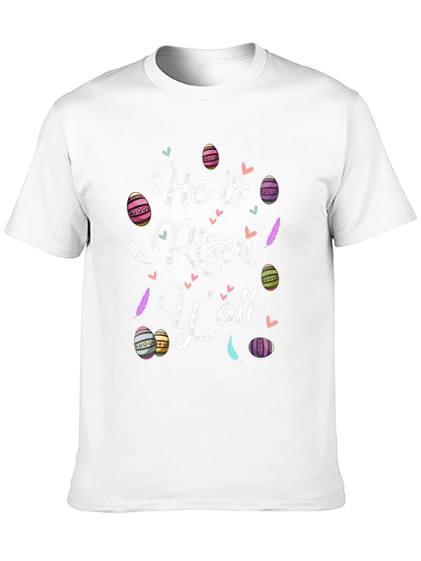 He is Risen Yall Easter Graphic T-Shirt