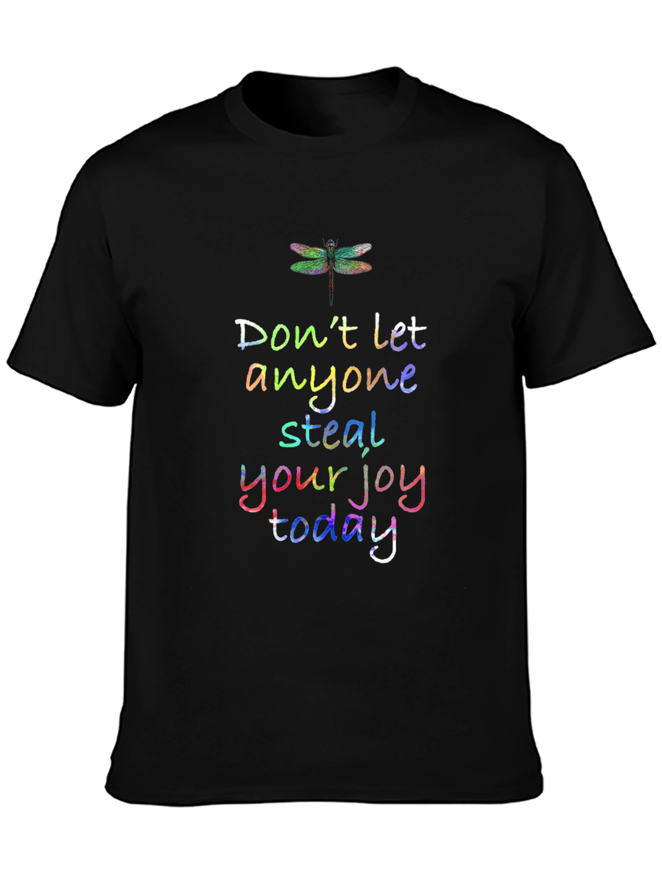 Joyful Dragonfly Graphic T-Shirt