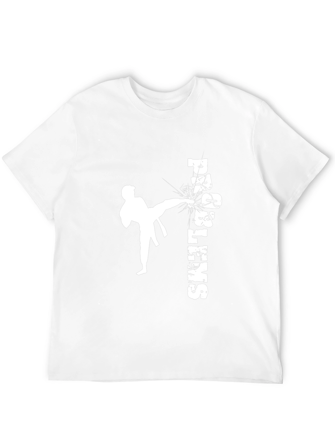 Martial Arts Graphic Tee - High Kick Design