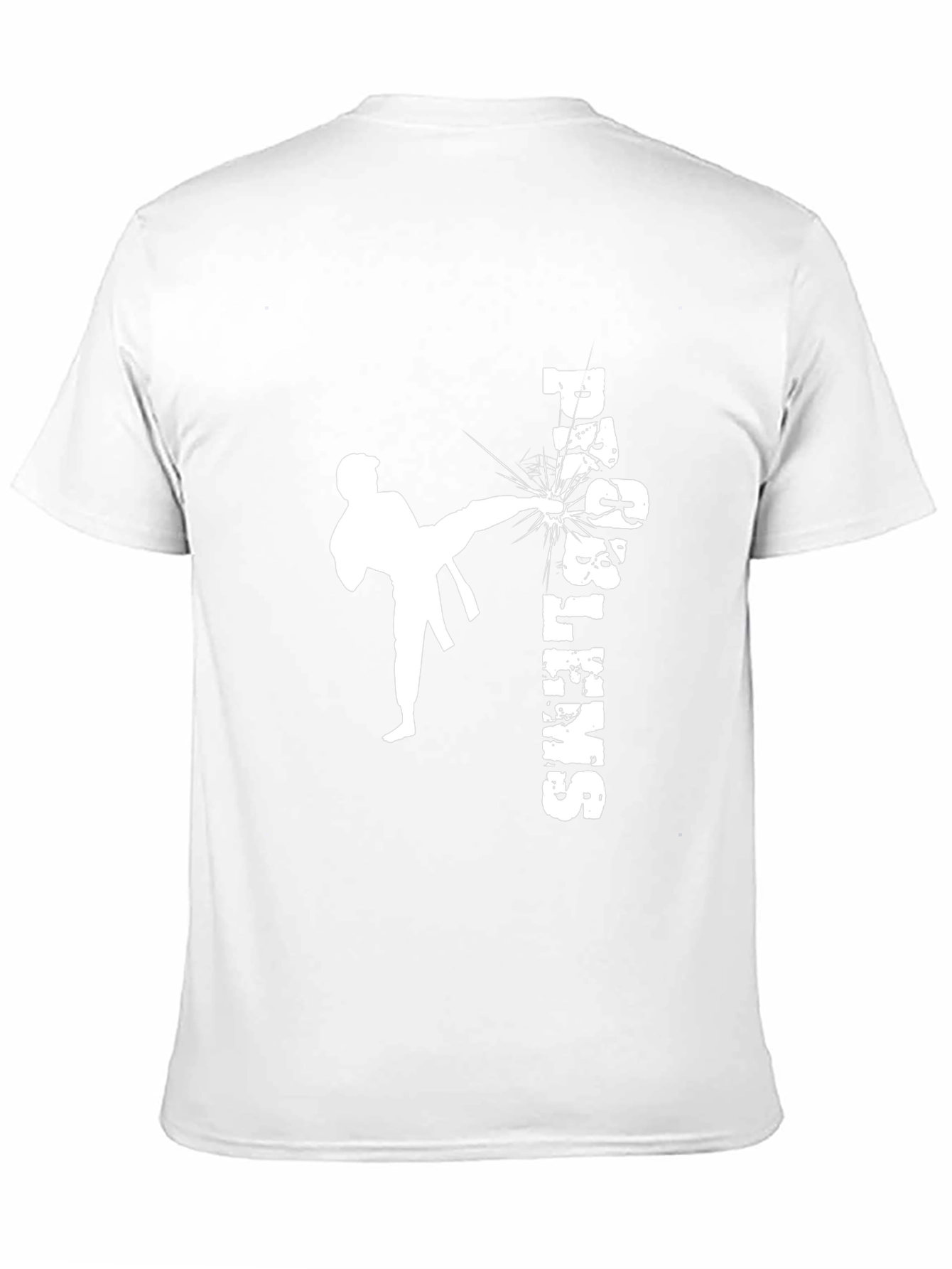 Martial Arts Graphic Tee - High Kick Design