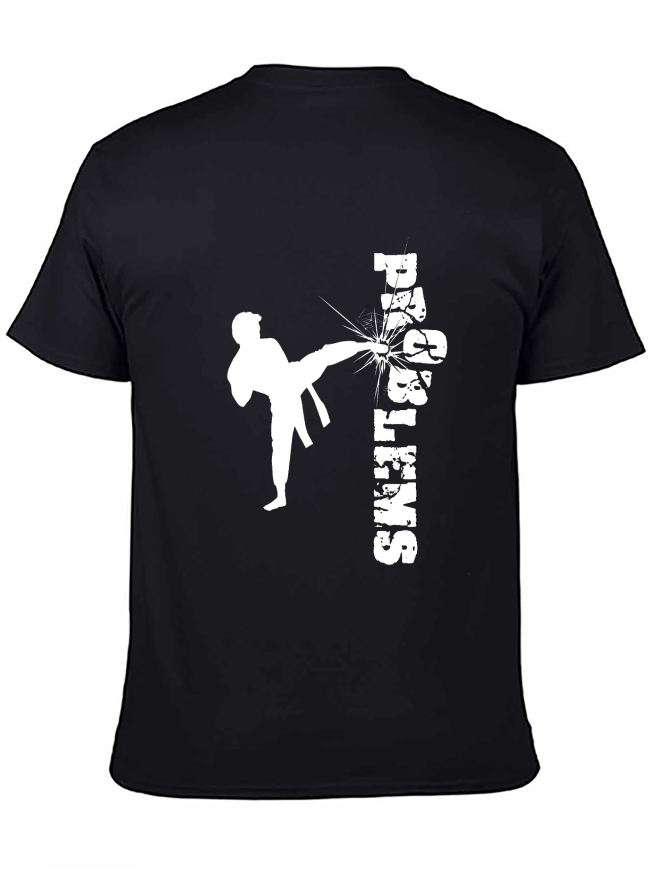 Martial Arts Graphic Tee - High Kick Design