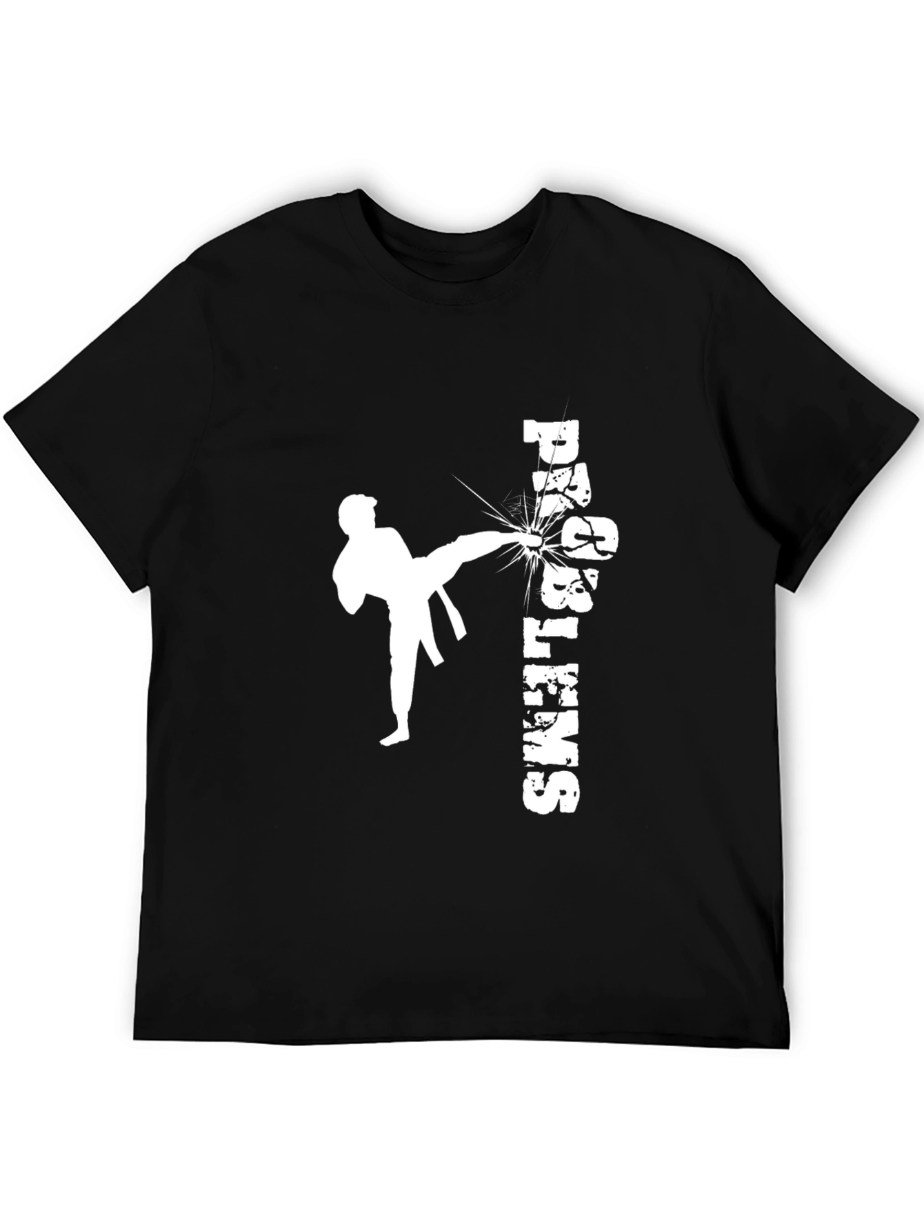 Martial Arts Graphic Tee - High Kick Design