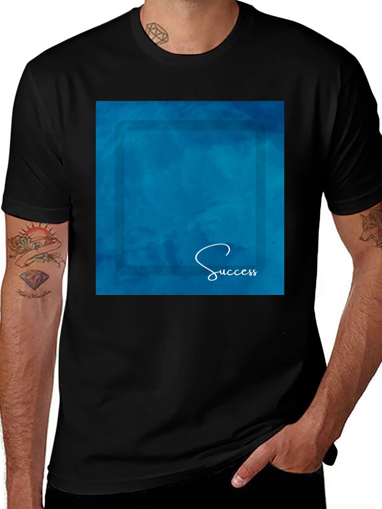Success Graphic T-Shirt - Motivational Design