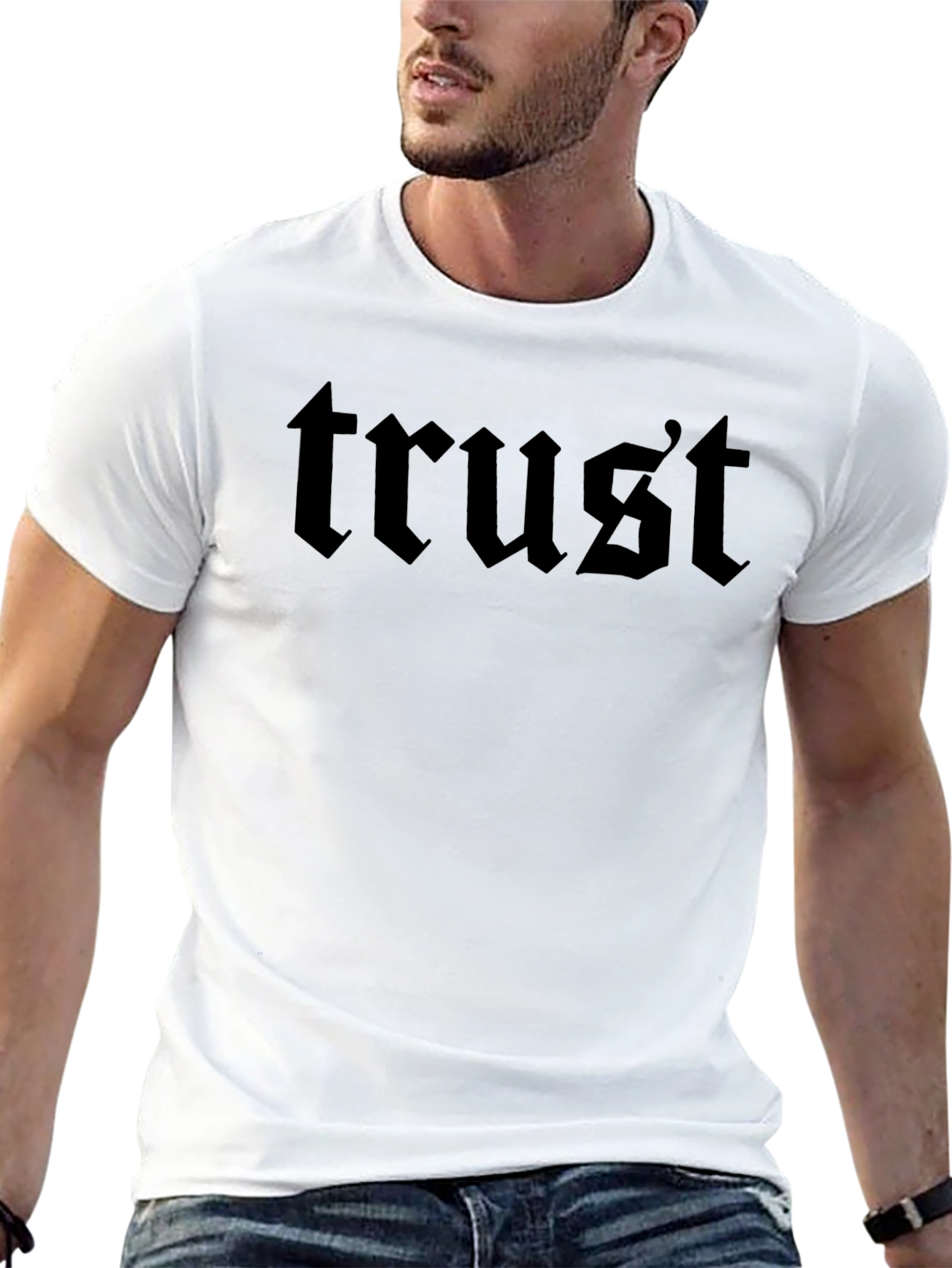 Trust Graphic Tee - Mens Black T-Shirt