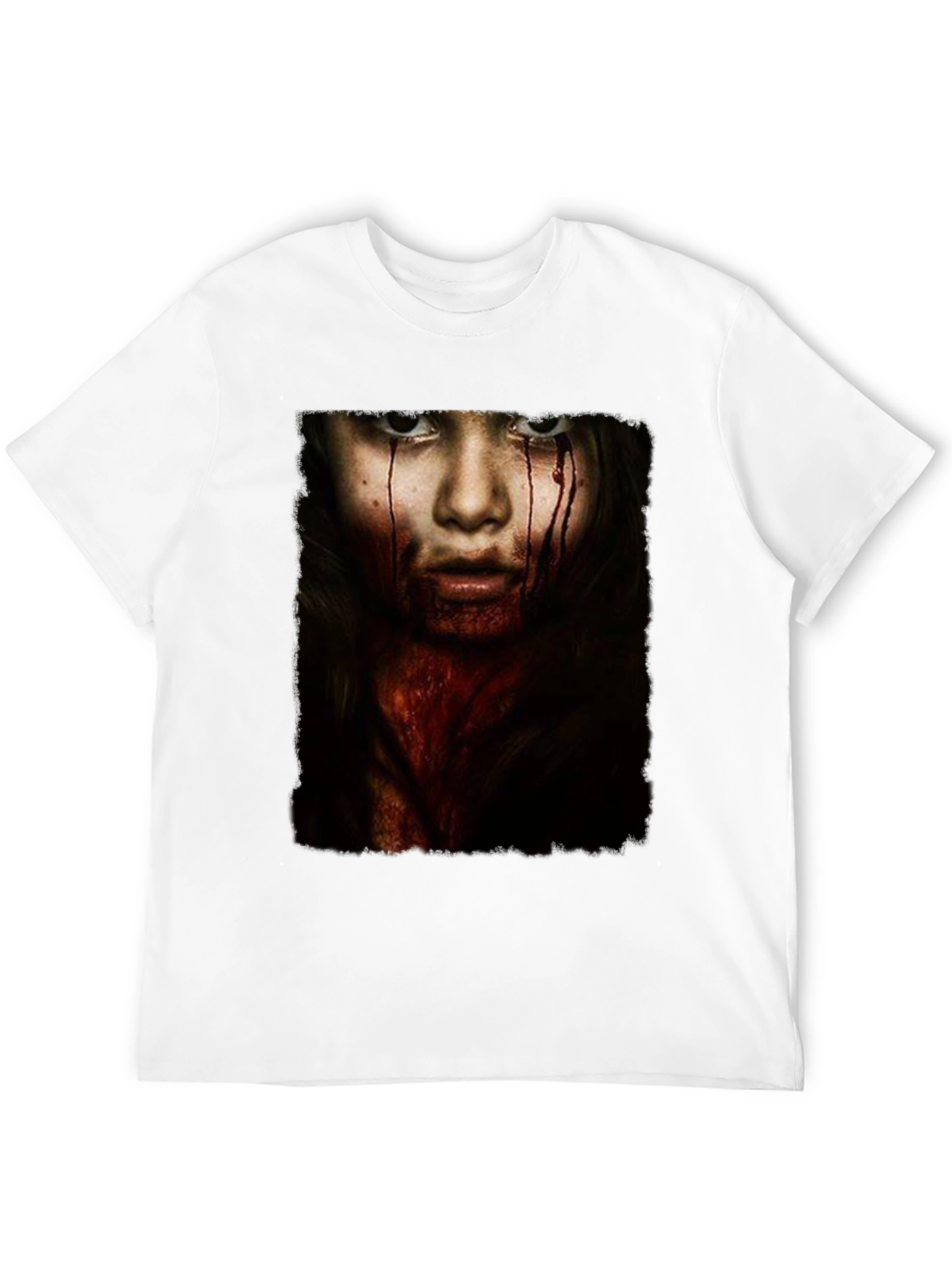 Horror Girl Graphic Tee - Black