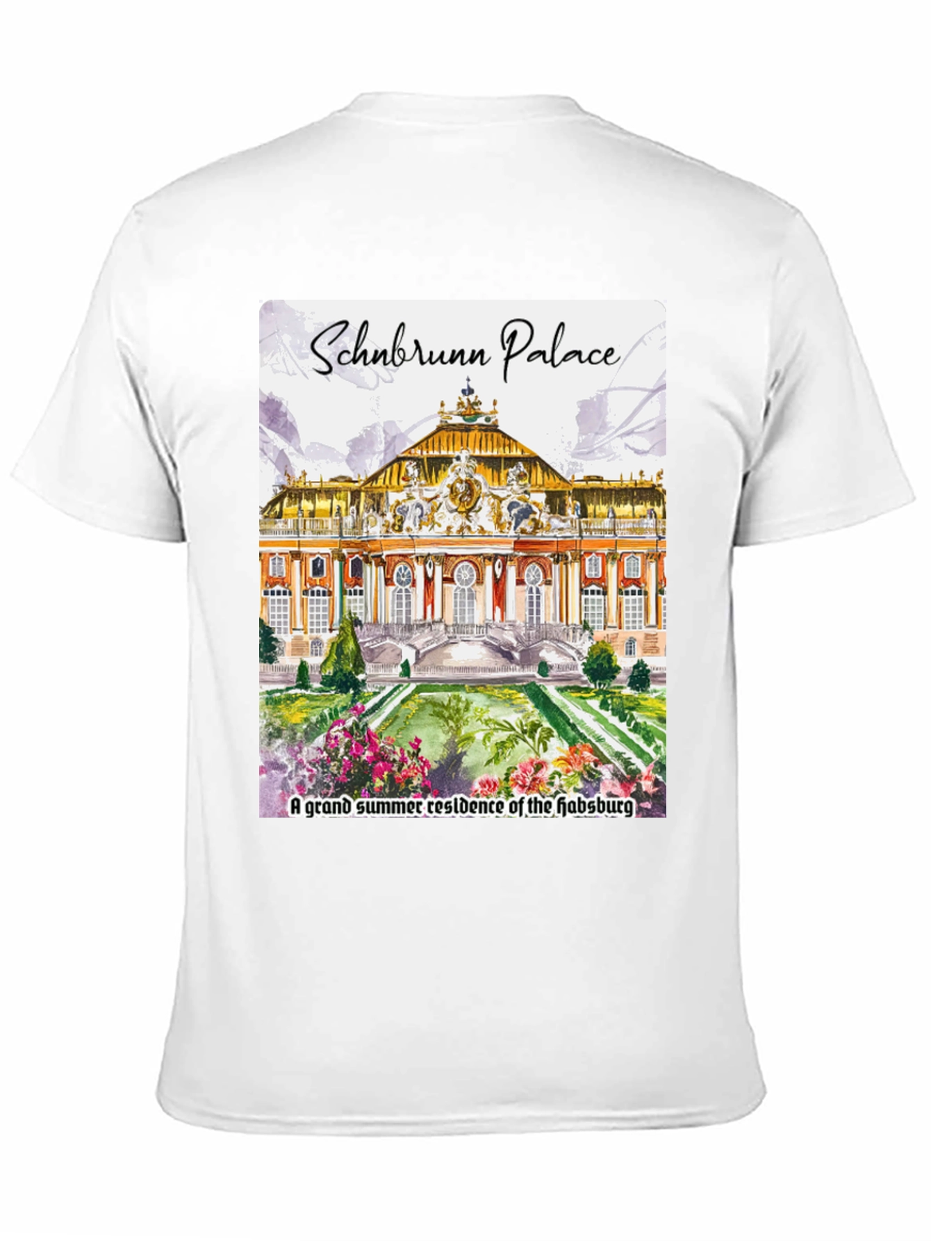 Schönbrunn Palace Graphic T-Shirt - Austria Souvenir Tee