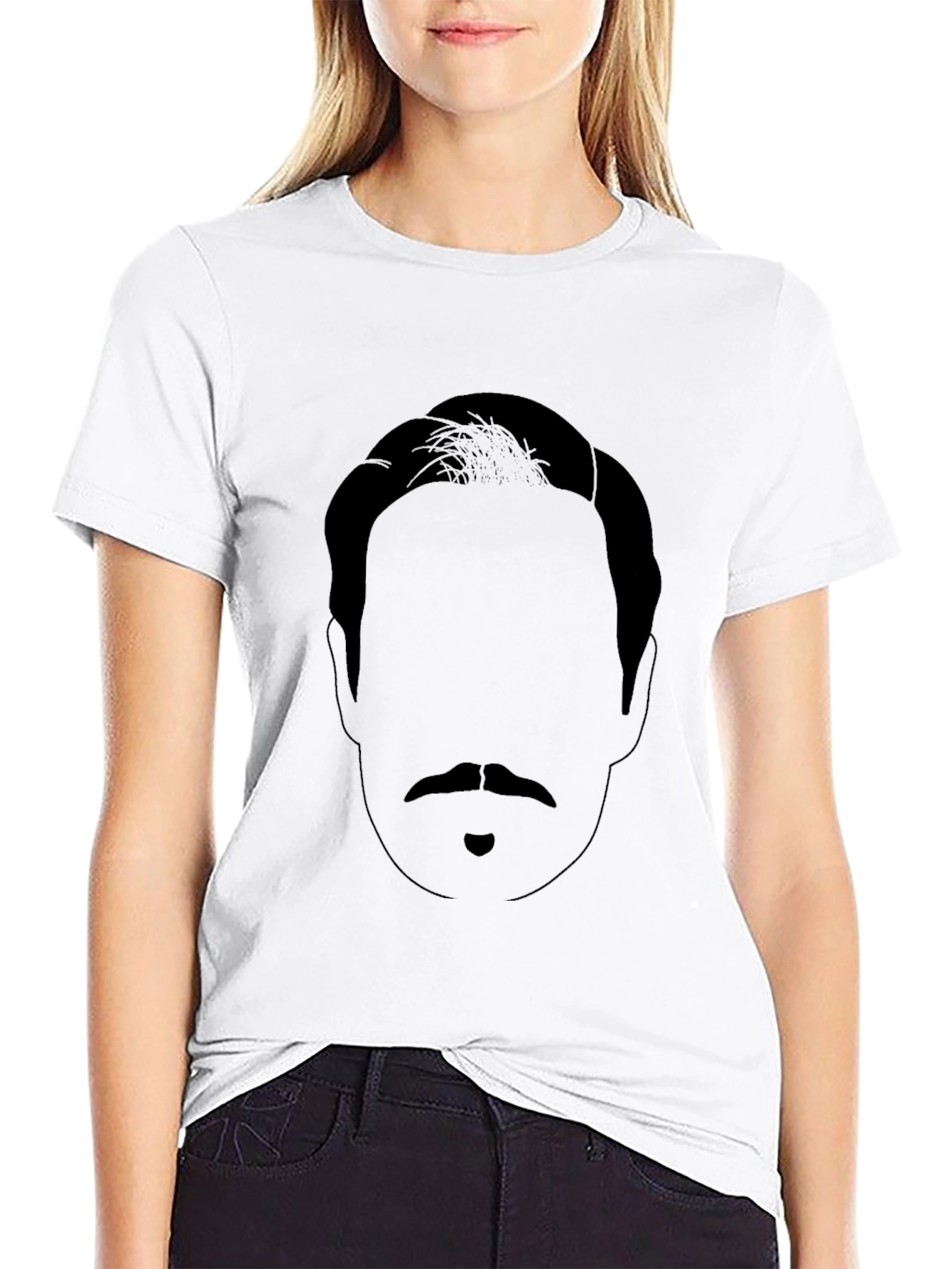 Mystery Man Graphic Tee - Classic Black