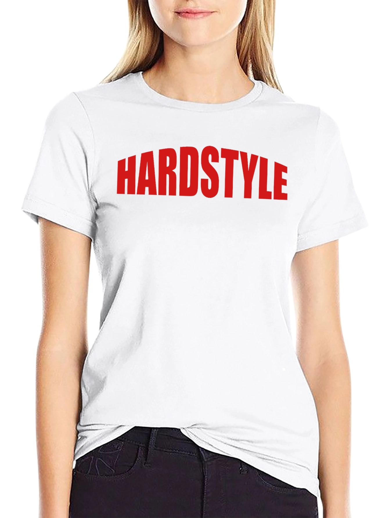 Hardstyle Graphic Tee - Black Cotton Blend