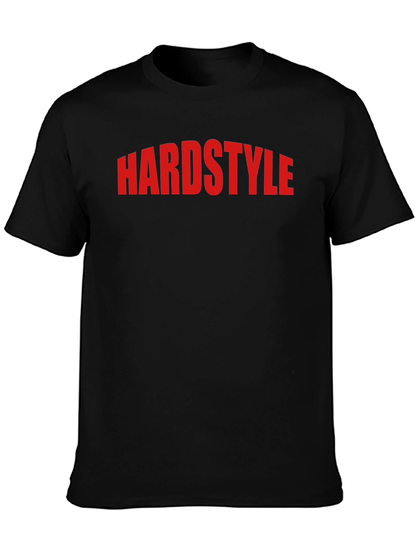 Hardstyle Graphic Tee - Black Cotton Blend