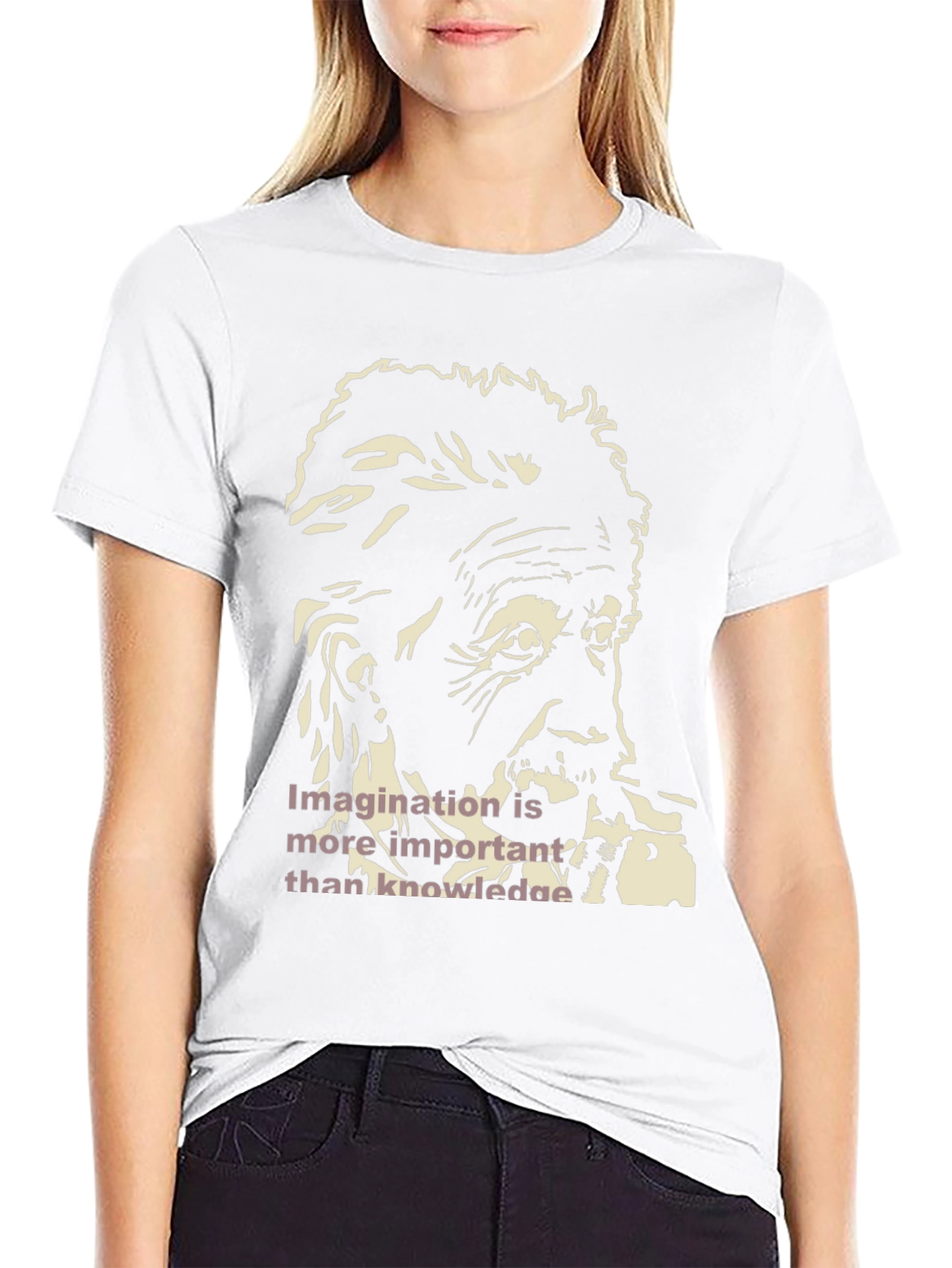 Einstein Imagination T-Shirt - Black