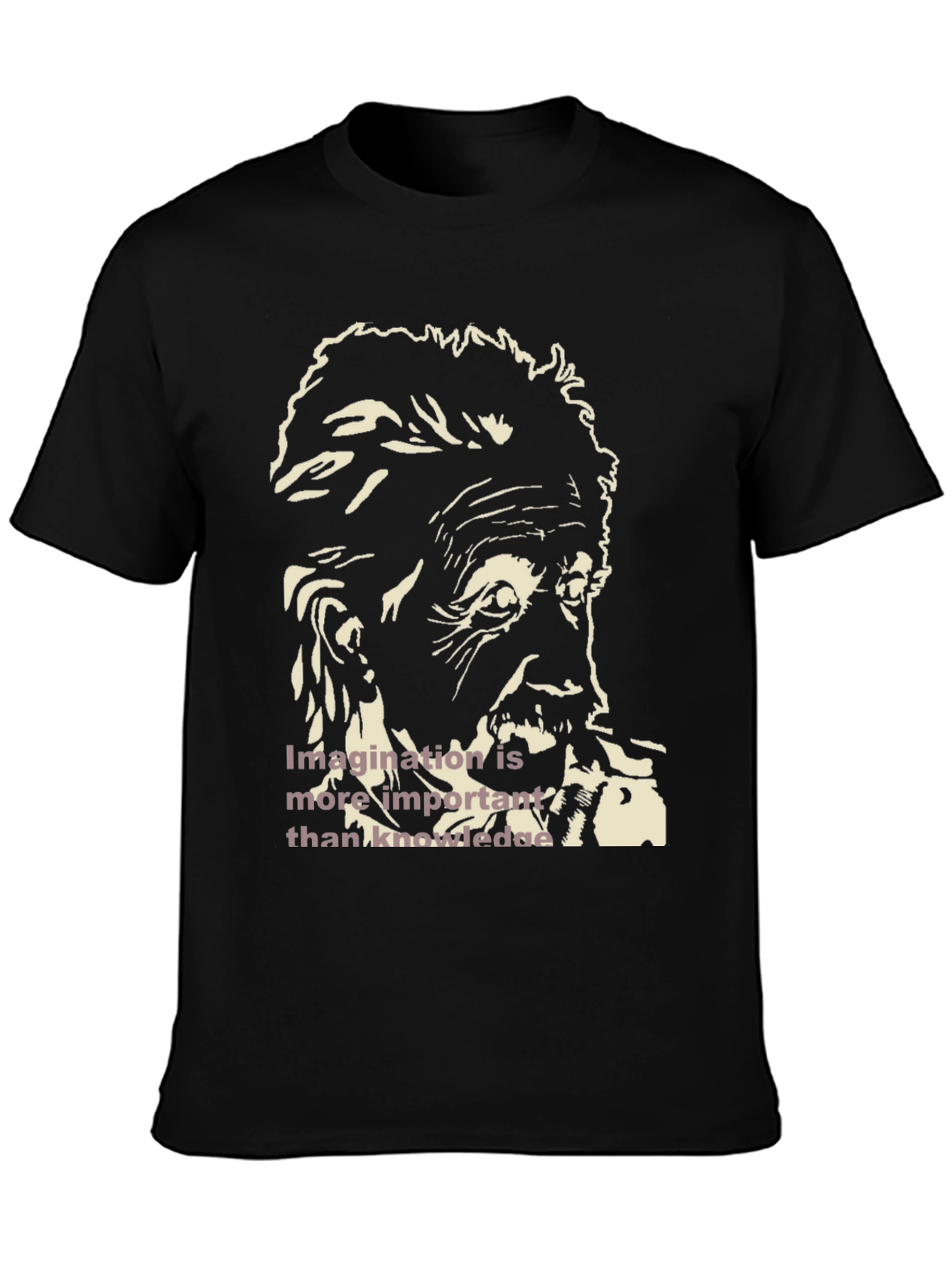 Einstein Imagination T-Shirt - Black