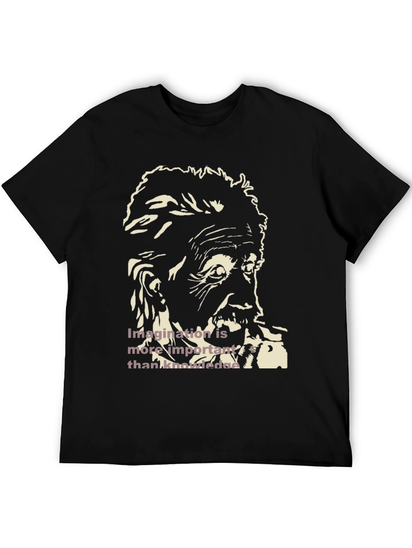 Einstein Imagination T-Shirt - Black