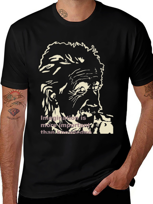 Einstein Imagination T-Shirt - Black