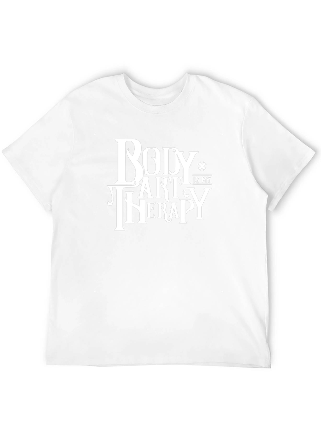 Body Art is My Therapy Black T-Shirt