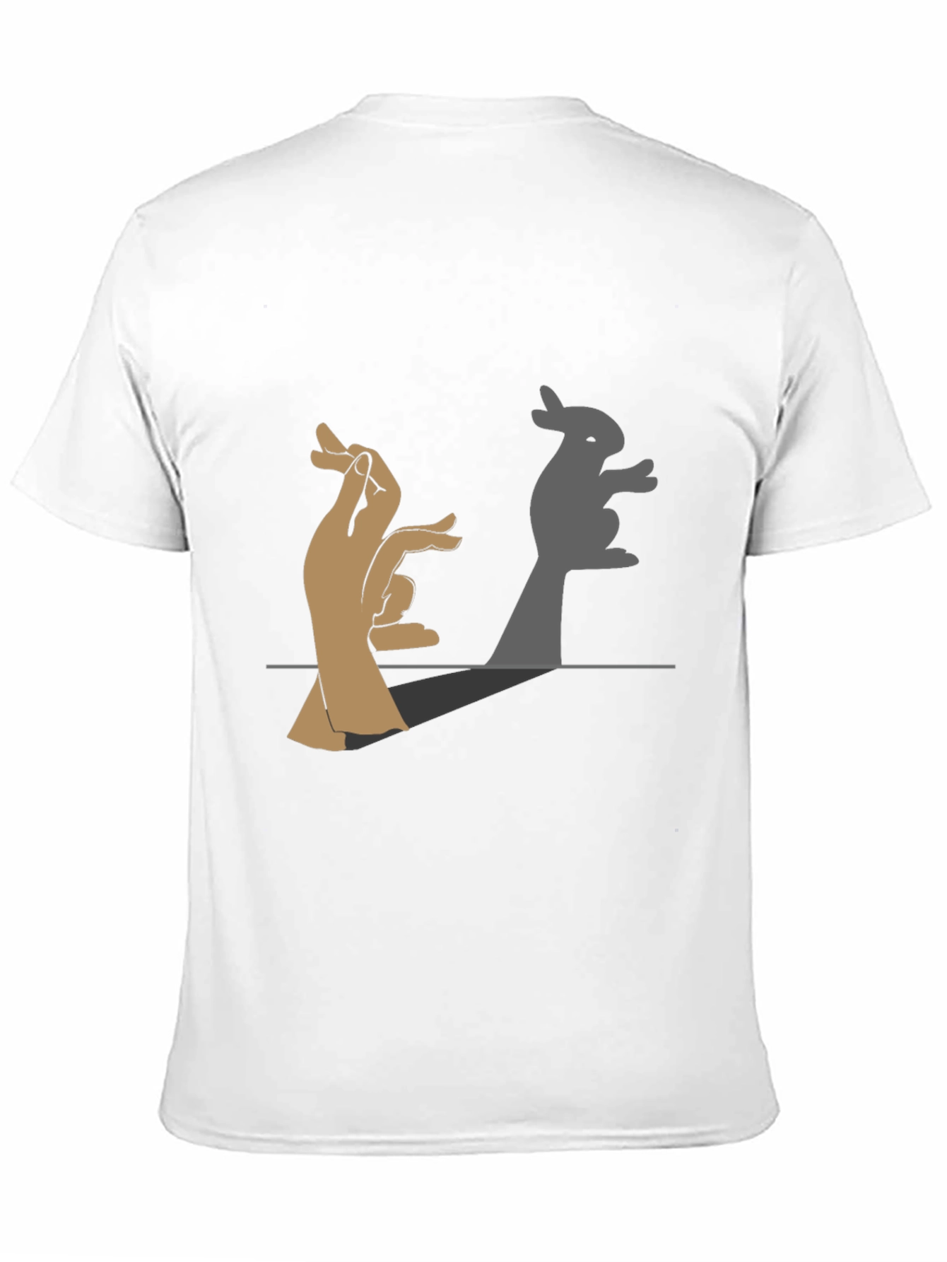 Bunny Shadow Hand Puppet Graphic Tee