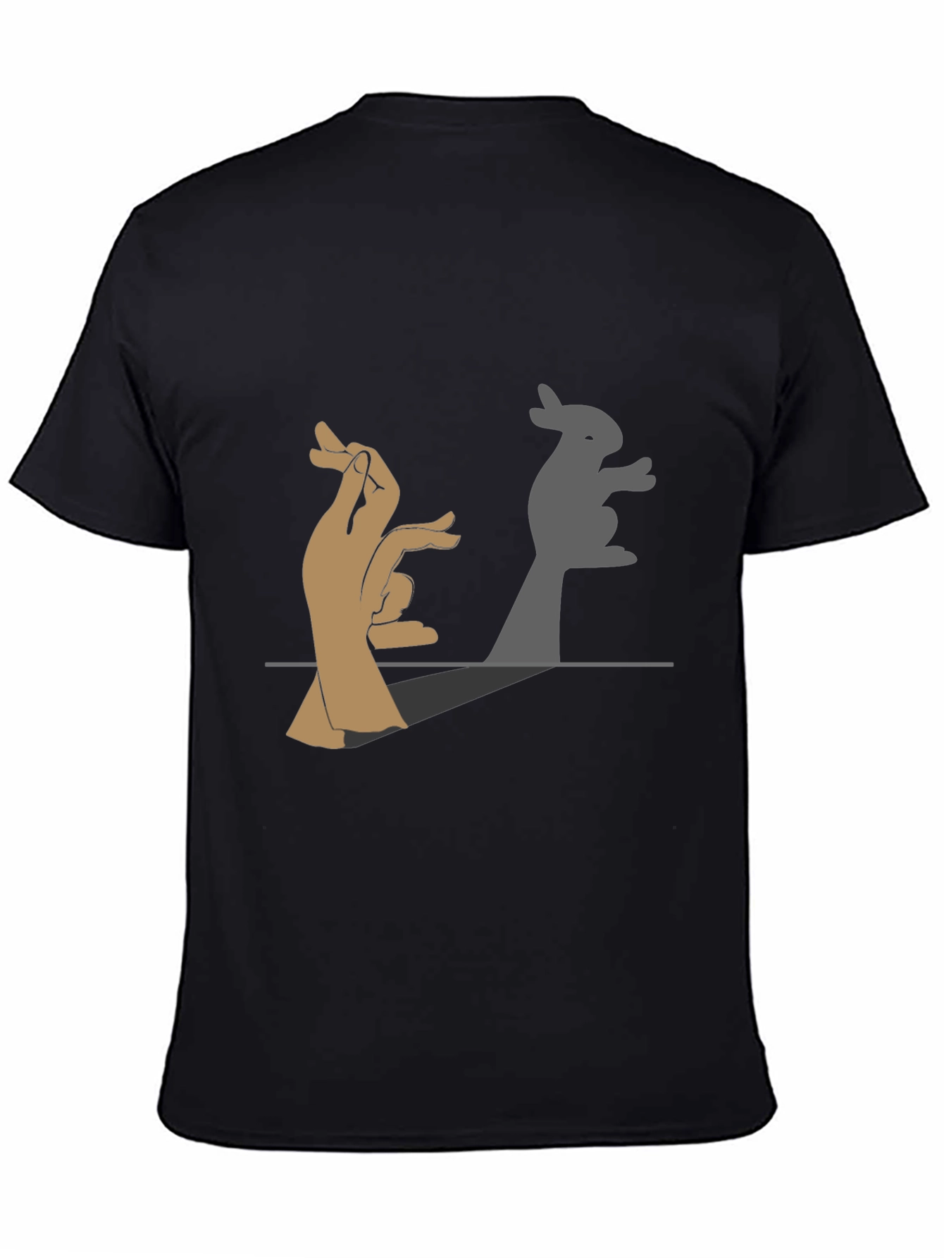Bunny Shadow Hand Puppet Graphic Tee