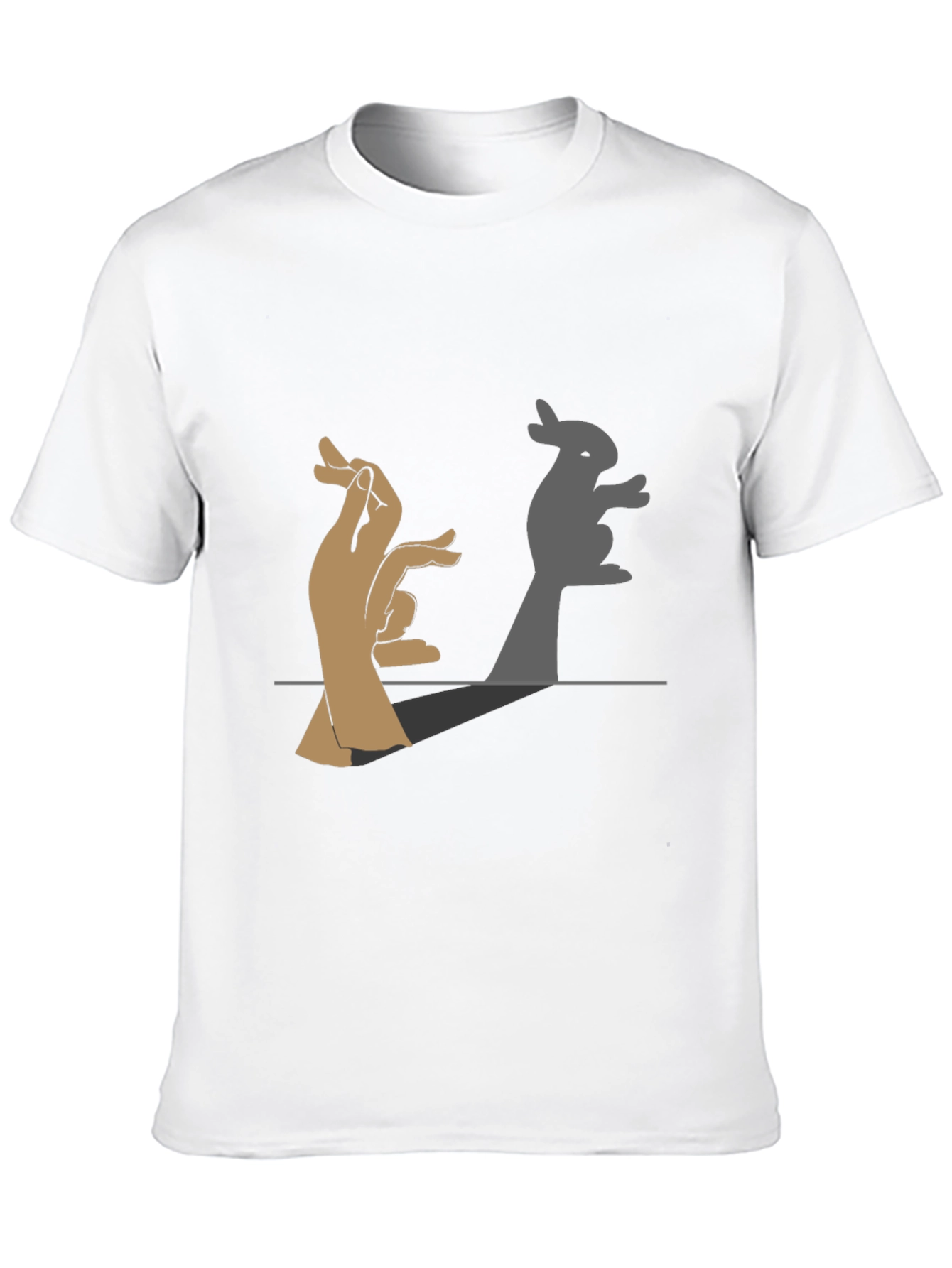 Bunny Shadow Hand Puppet Graphic Tee