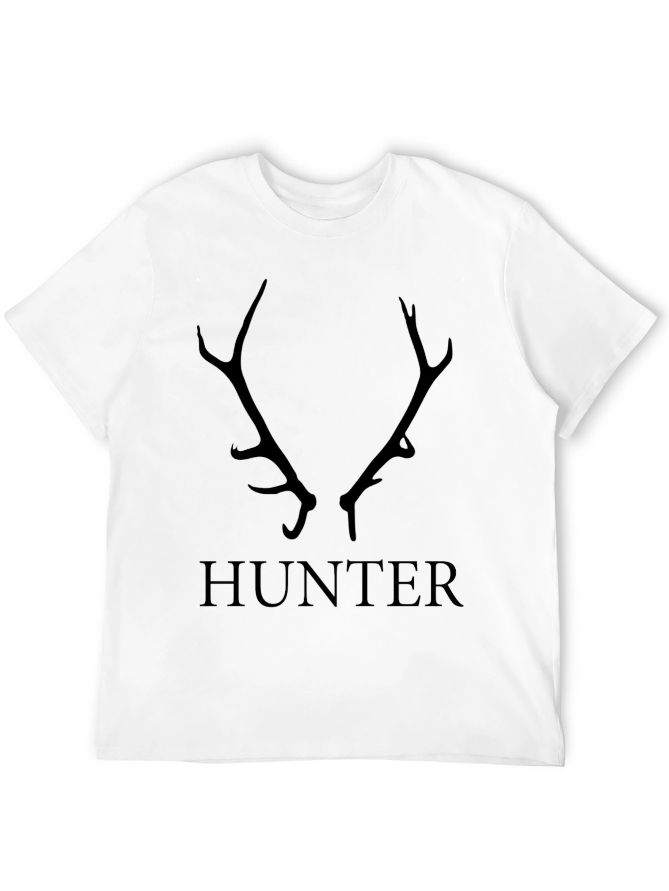 Hunter Antler Graphic Tee - Black