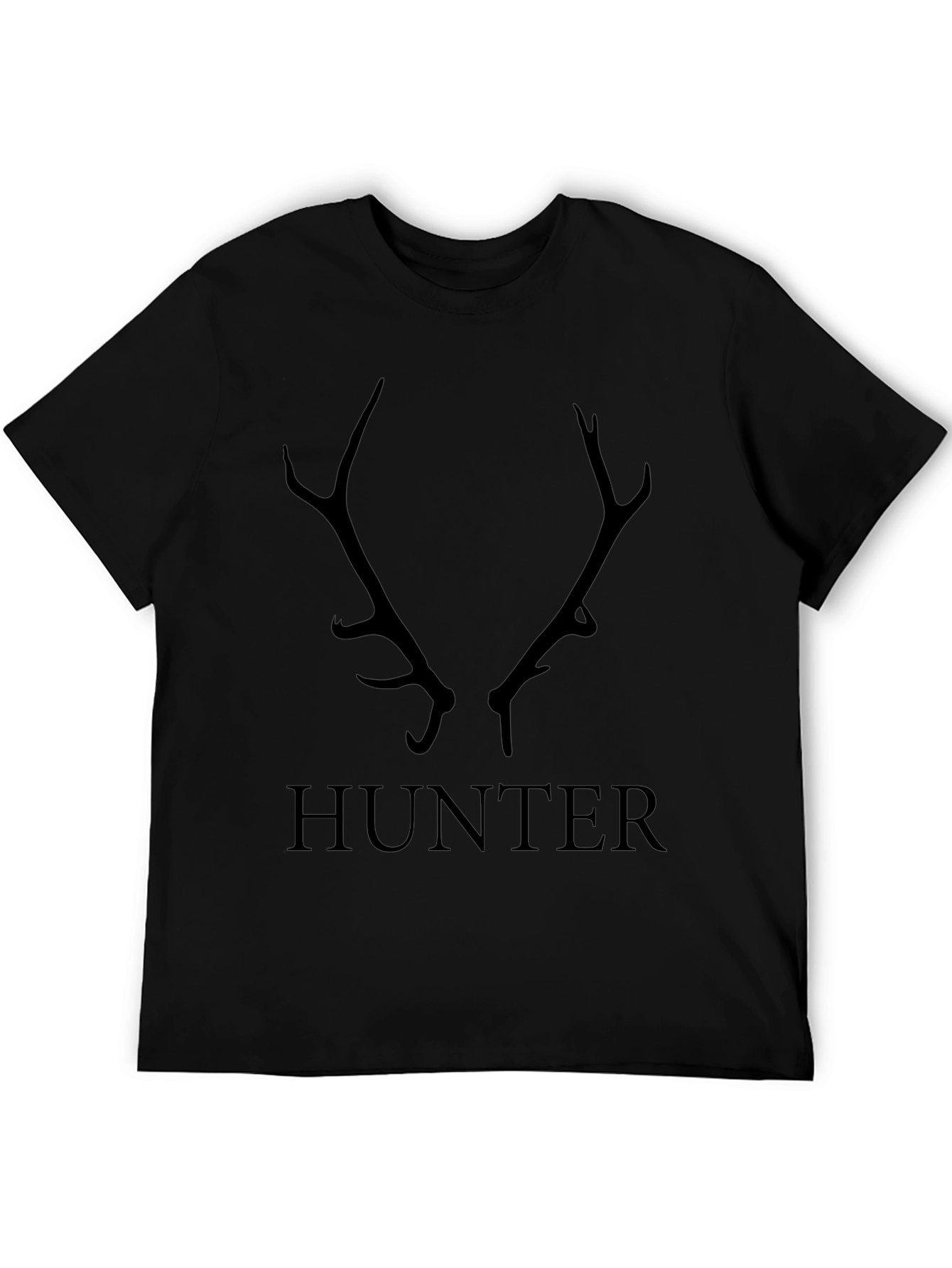 Hunter Antler Graphic Tee - Black