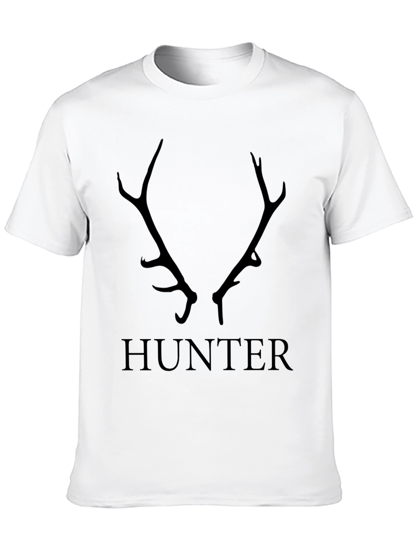 Hunter Antler Graphic Tee - Black