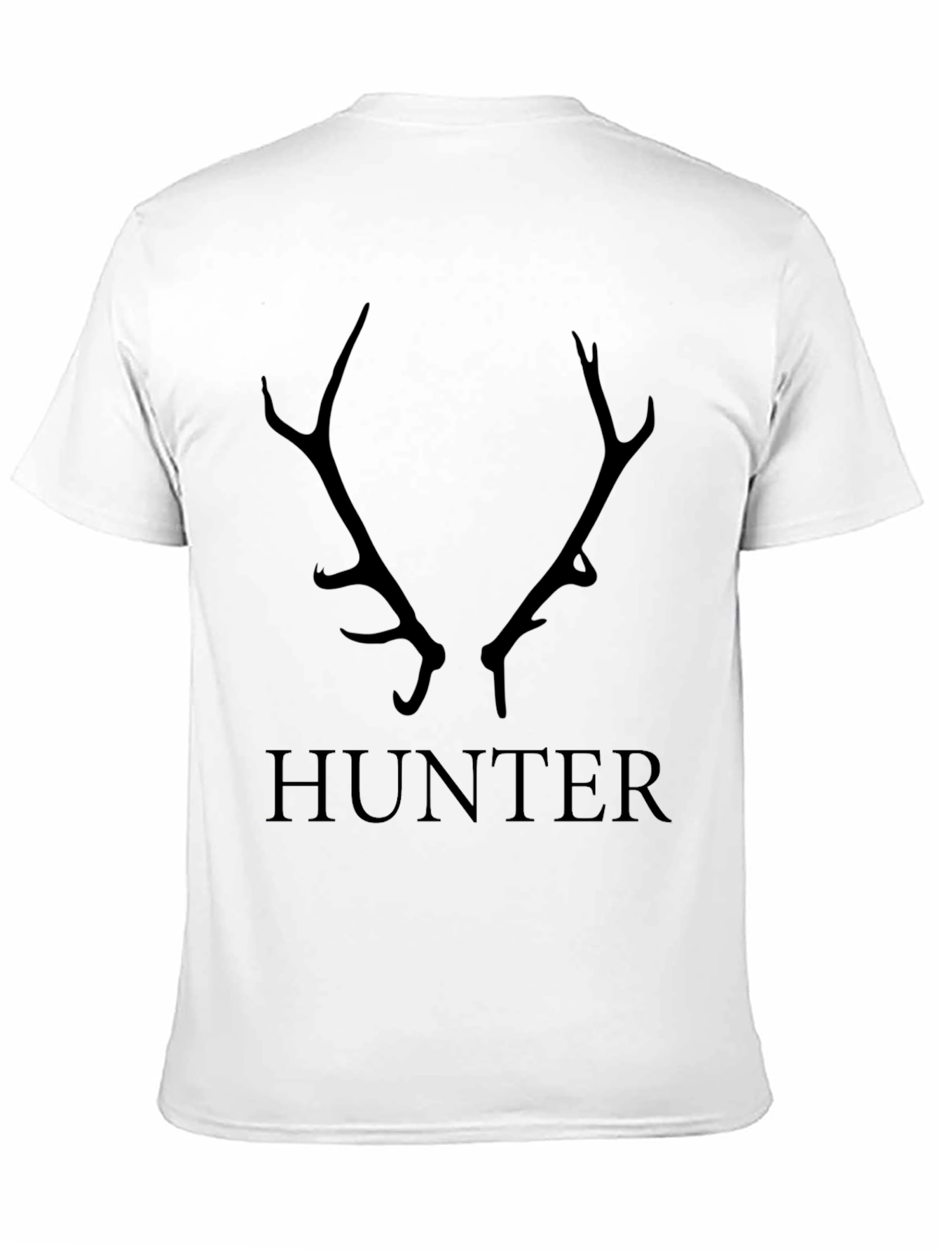 Hunter Antler Graphic Tee - Black
