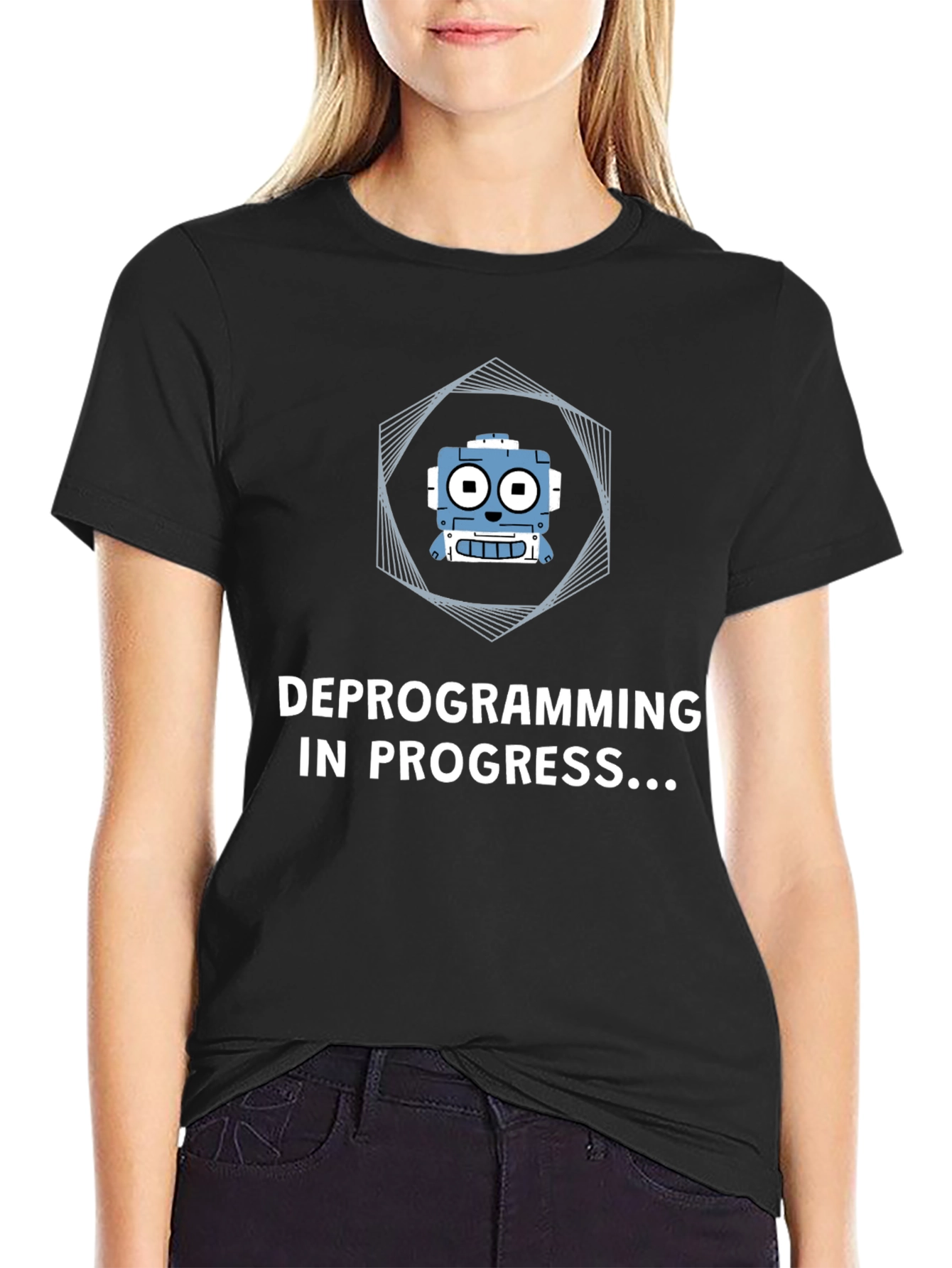 Deprogramming In Progress Graphic Tee