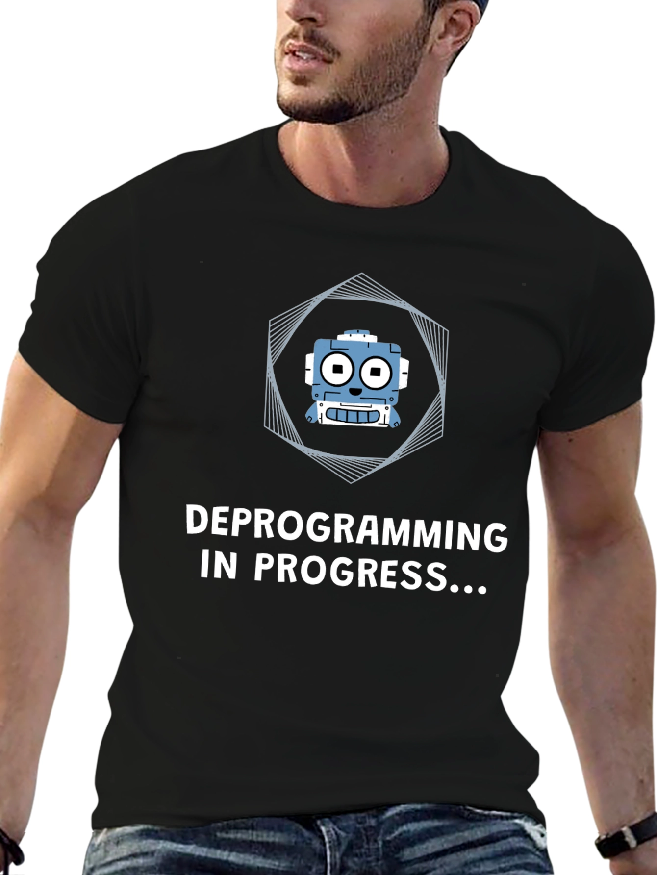 Deprogramming In Progress Graphic Tee