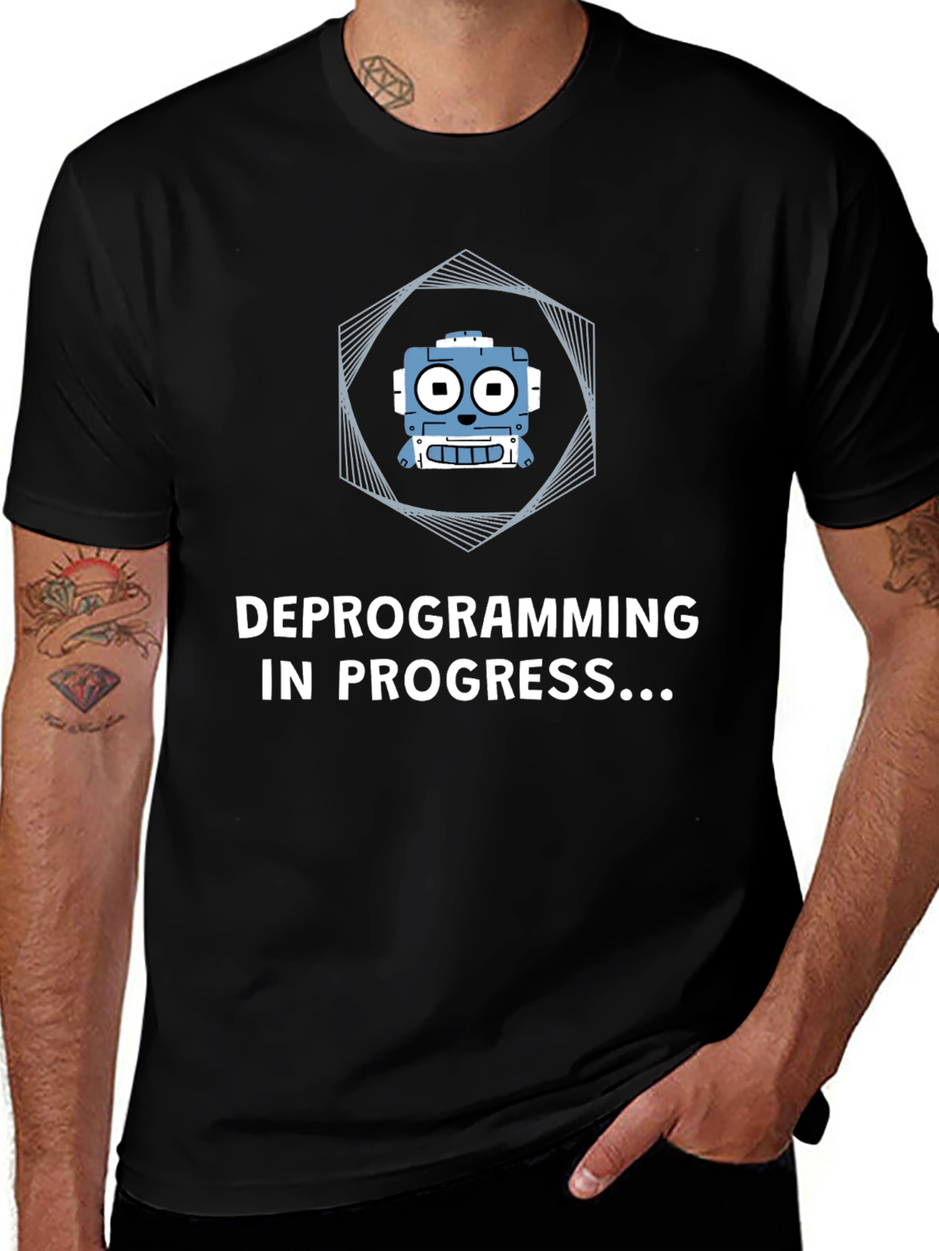 Deprogramming In Progress Graphic Tee