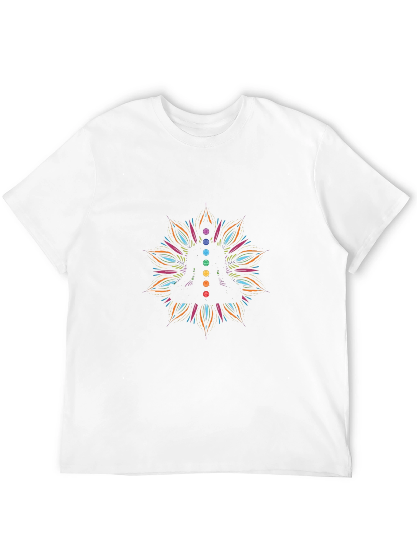 Chakra Mandala Black T-Shirt