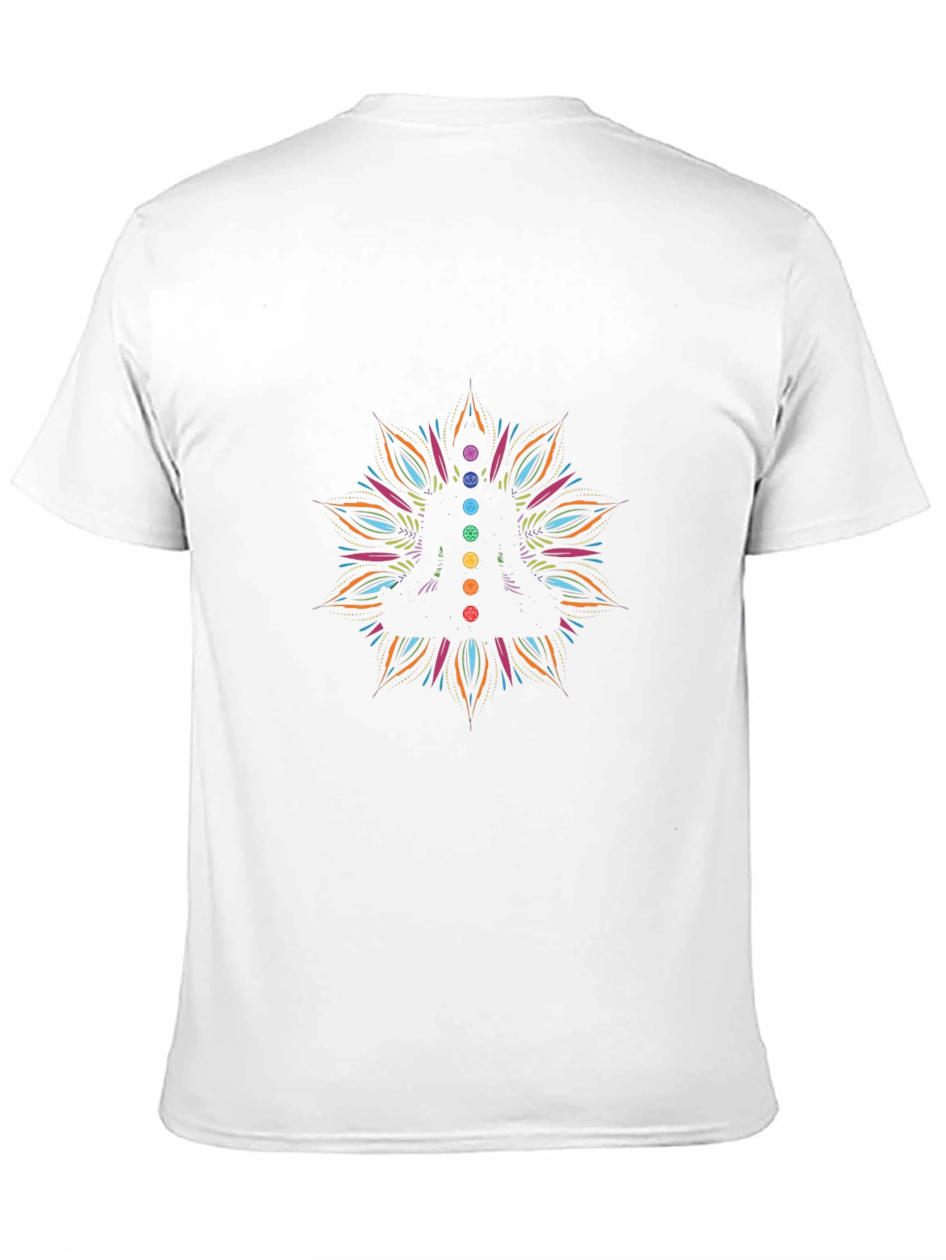 Chakra Mandala Black T-Shirt