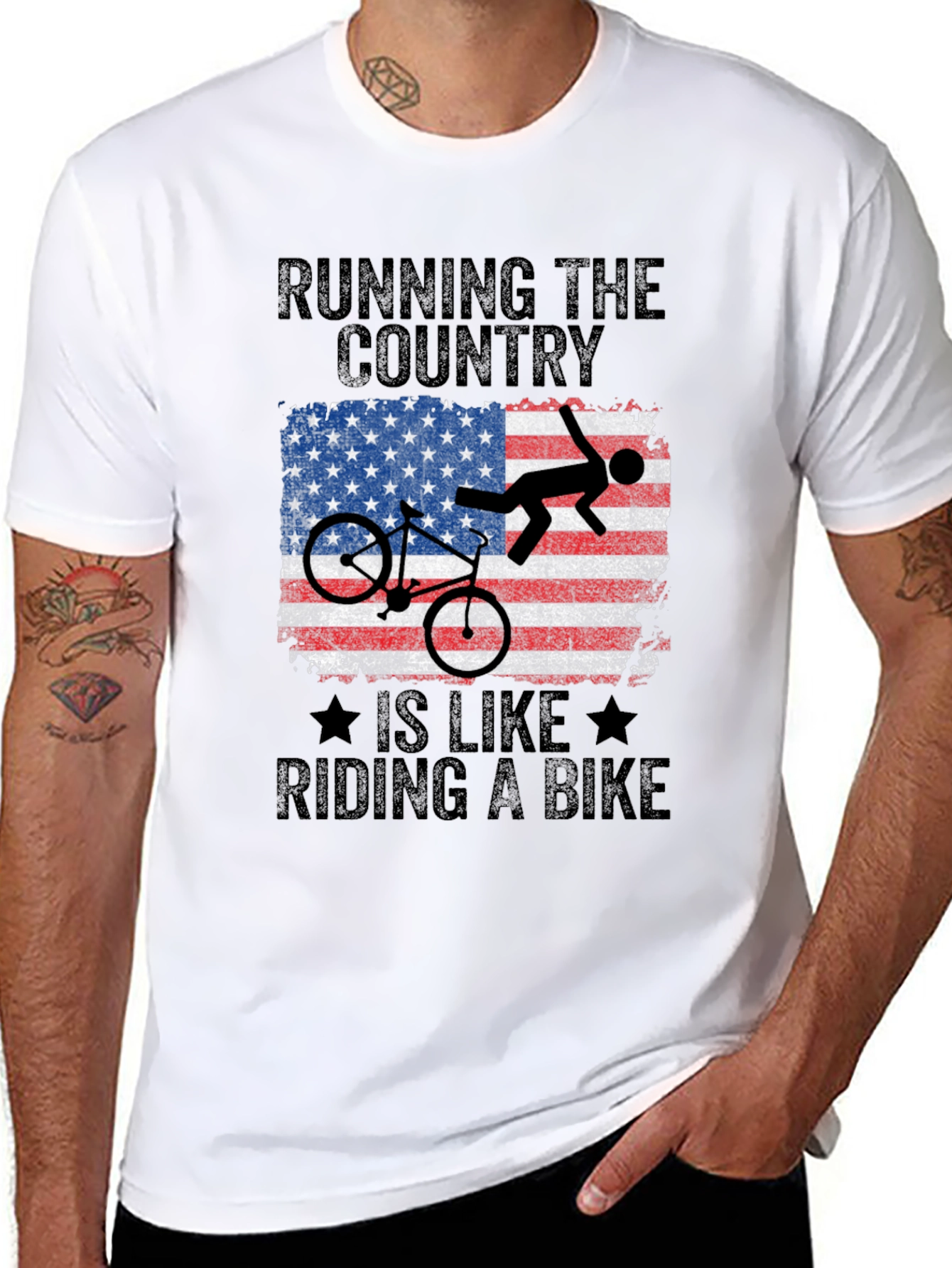 Running the Country Bike T-Shirt
