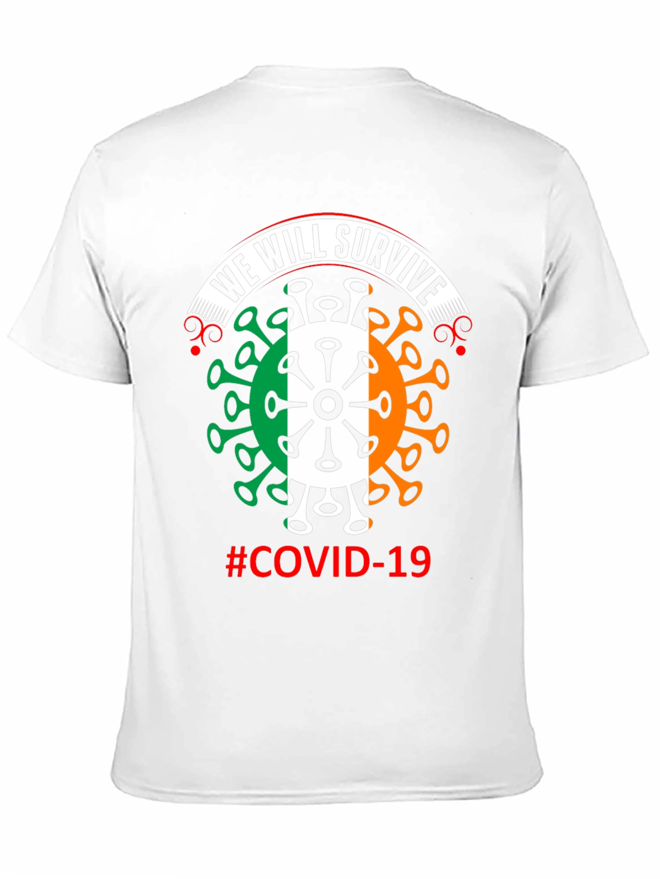 We Will Survive Covid-19 Irish Flag T-Shirt