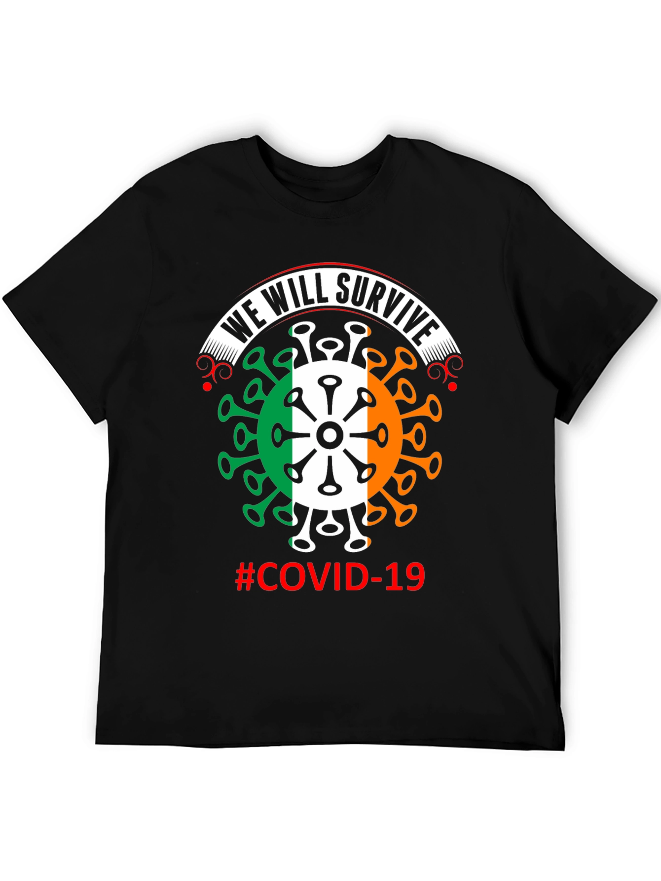 We Will Survive Covid-19 Irish Flag T-Shirt