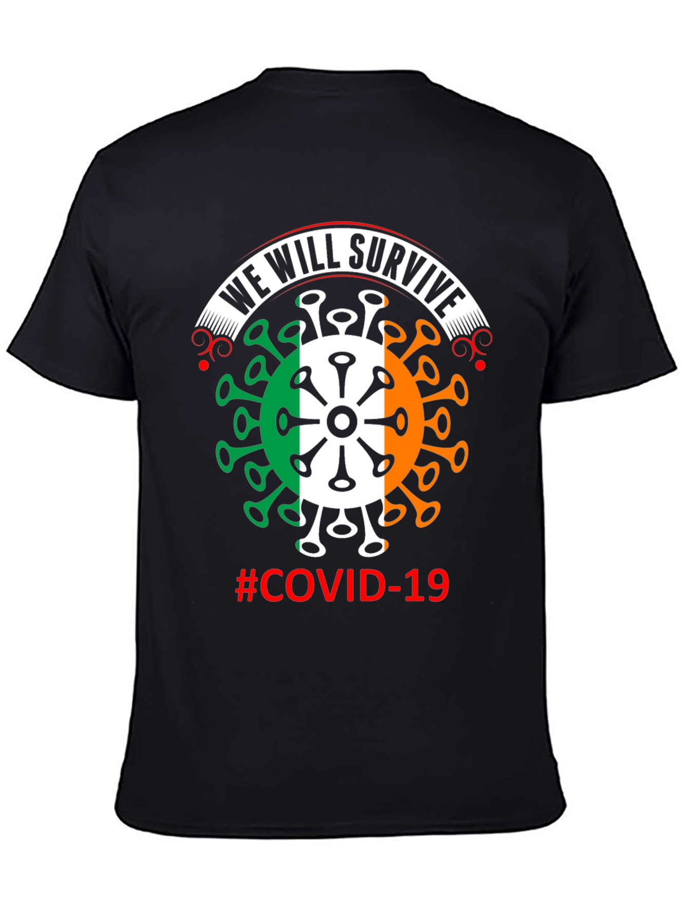 We Will Survive Covid-19 Irish Flag T-Shirt