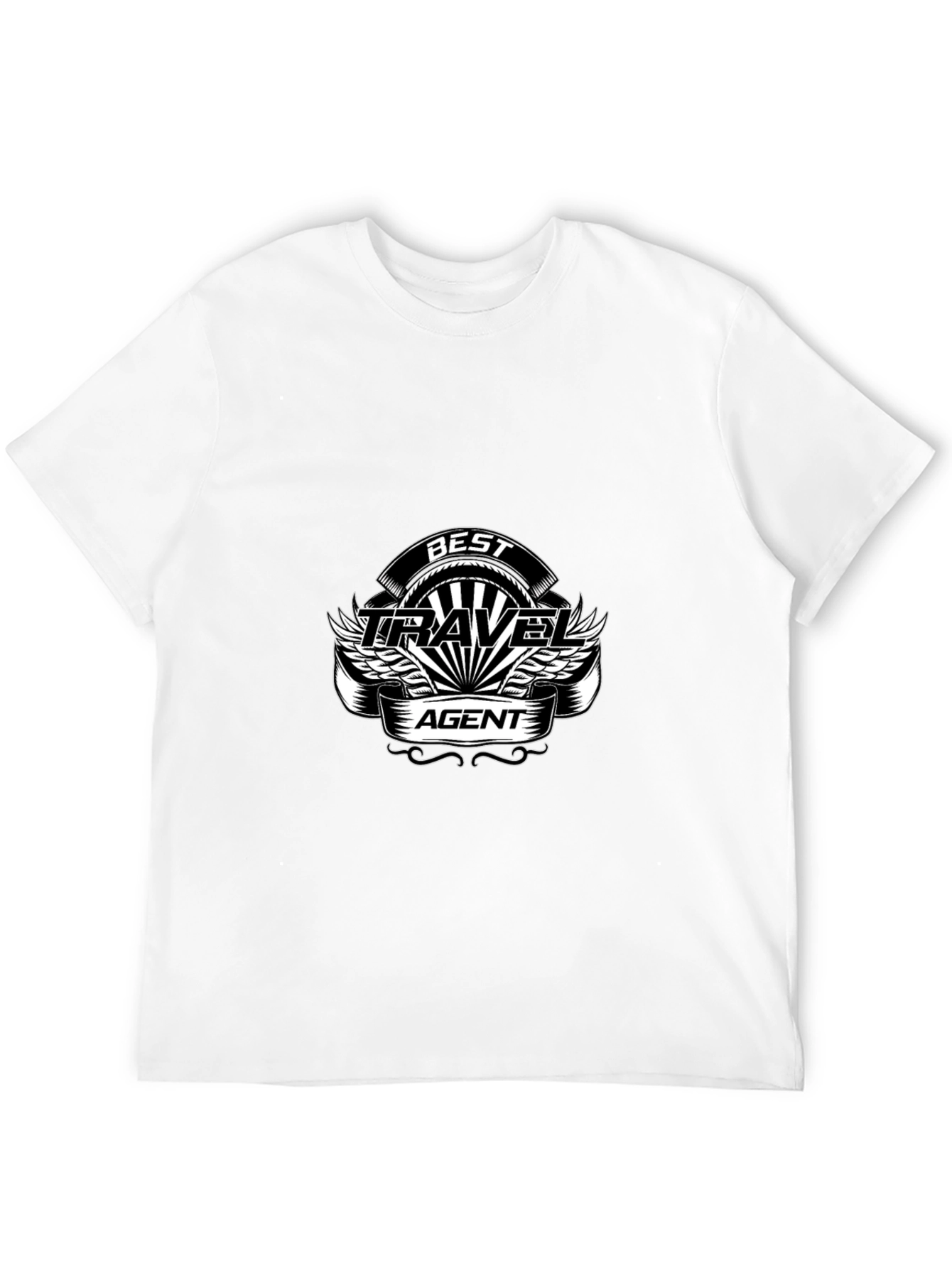 Best Travel Agent T-Shirt - Black