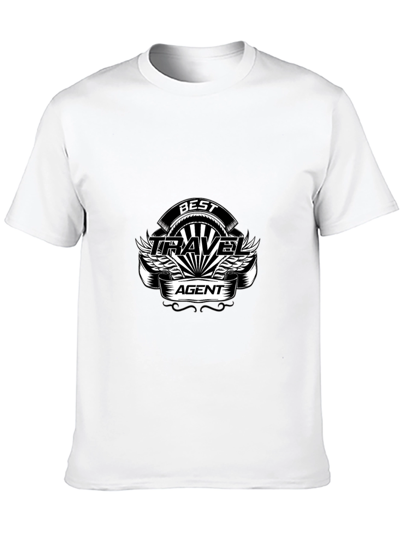 Best Travel Agent T-Shirt - Black